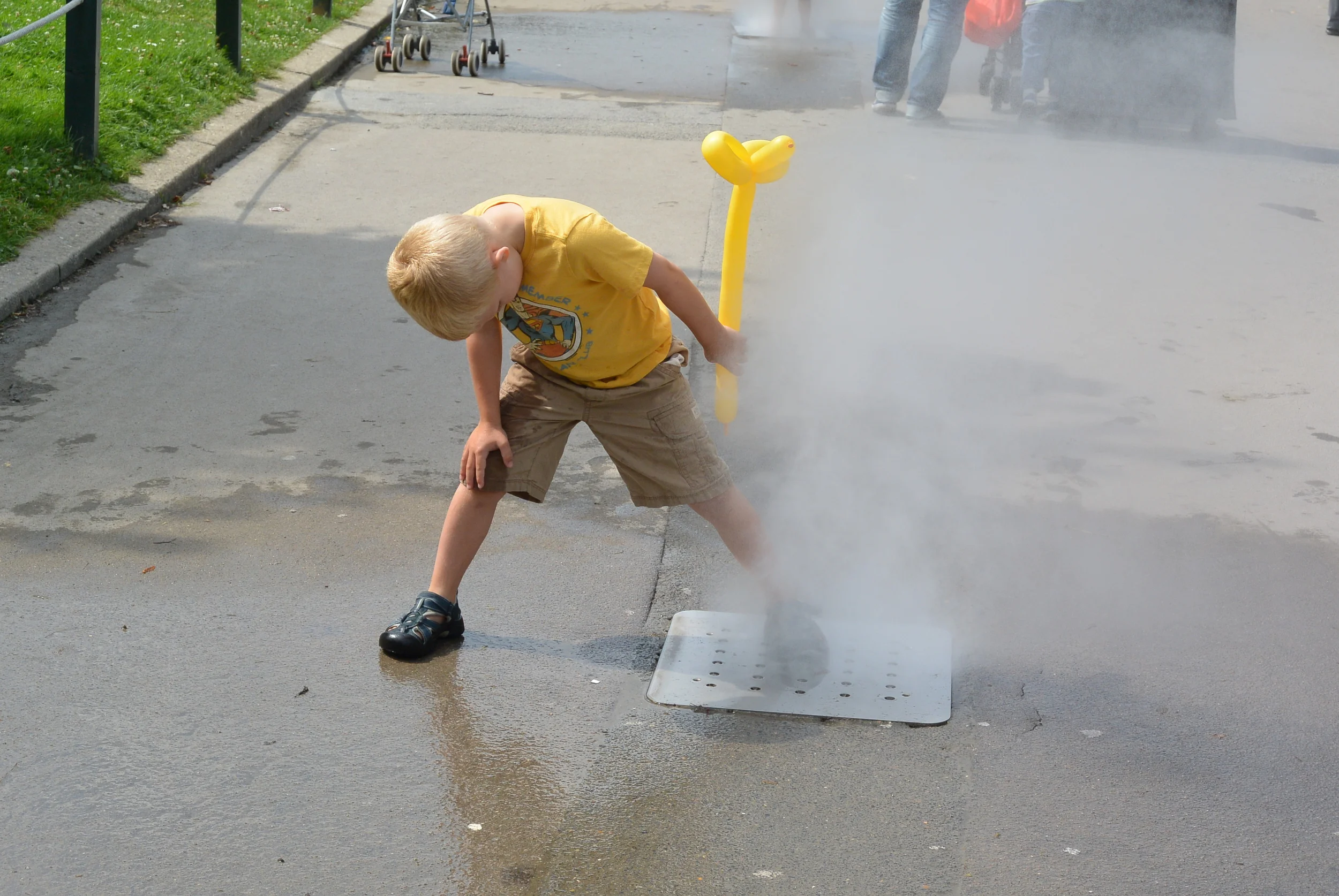 Lance and the steam!