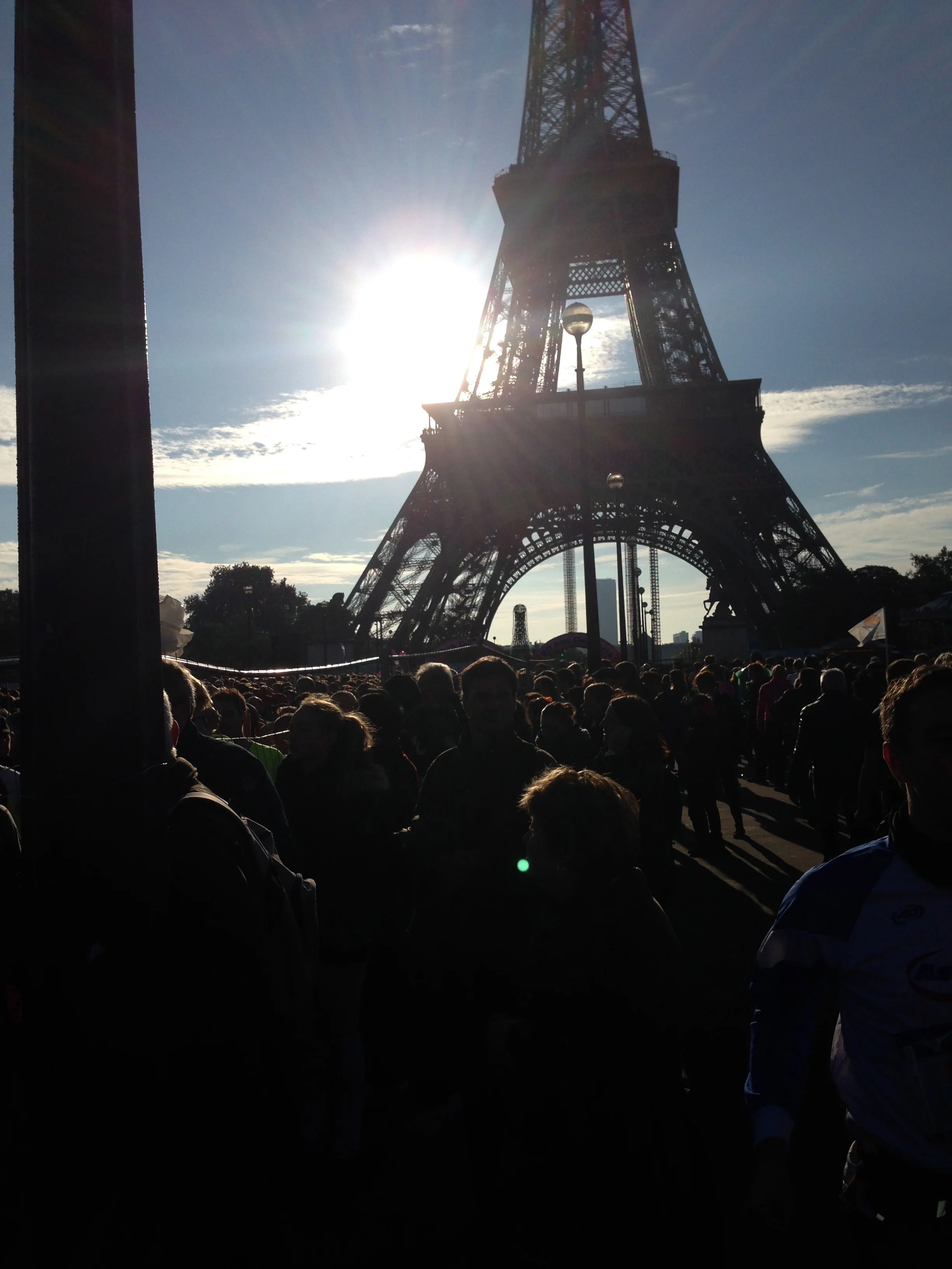 Another picture of the start of the race. 