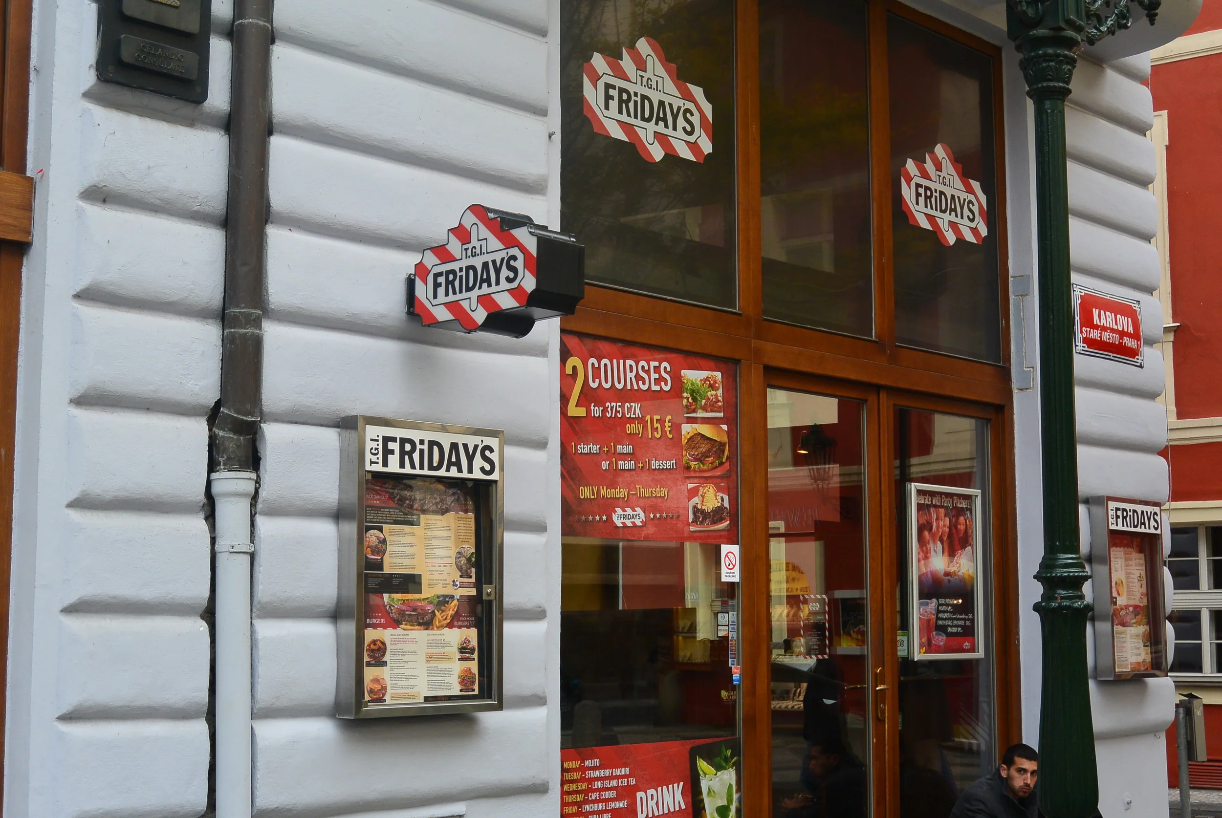 There was a TGIF...don't worry we didn't go.