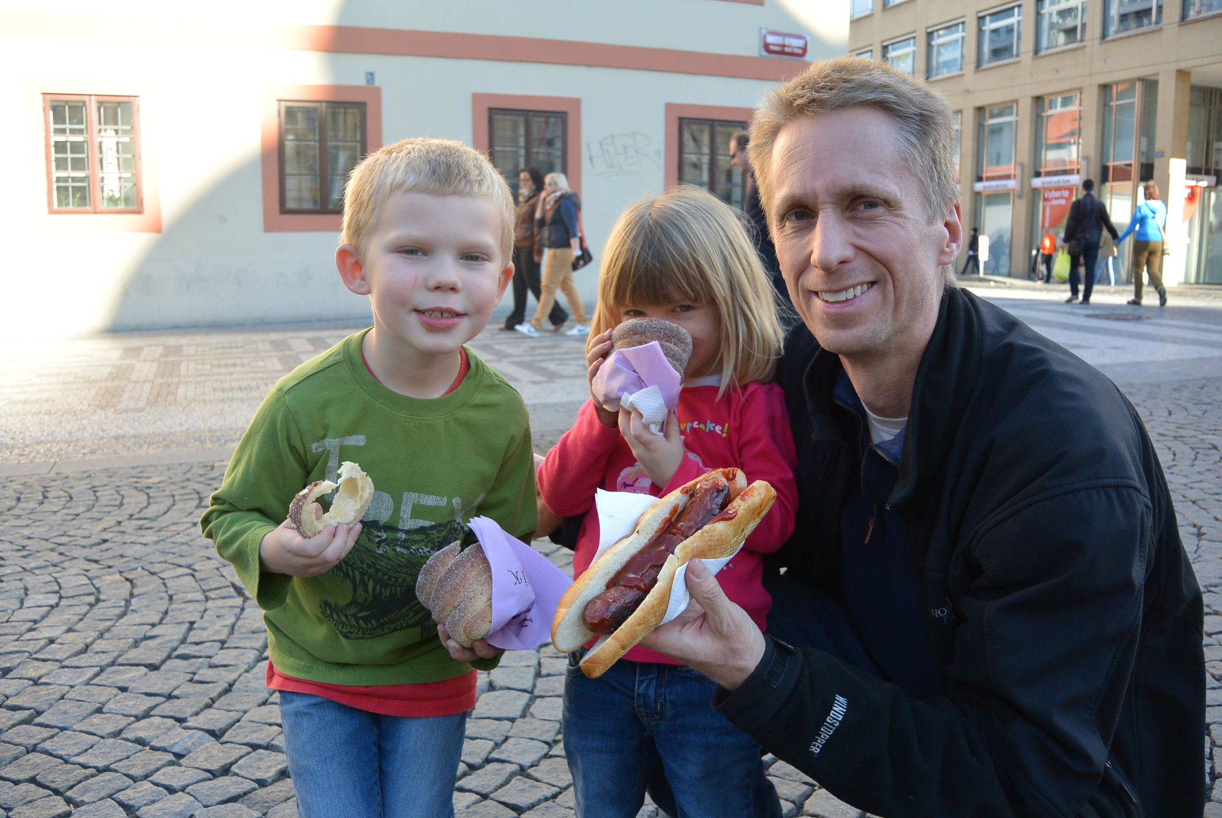 Keith got his favorite thing...bratwurst. &nbsp;