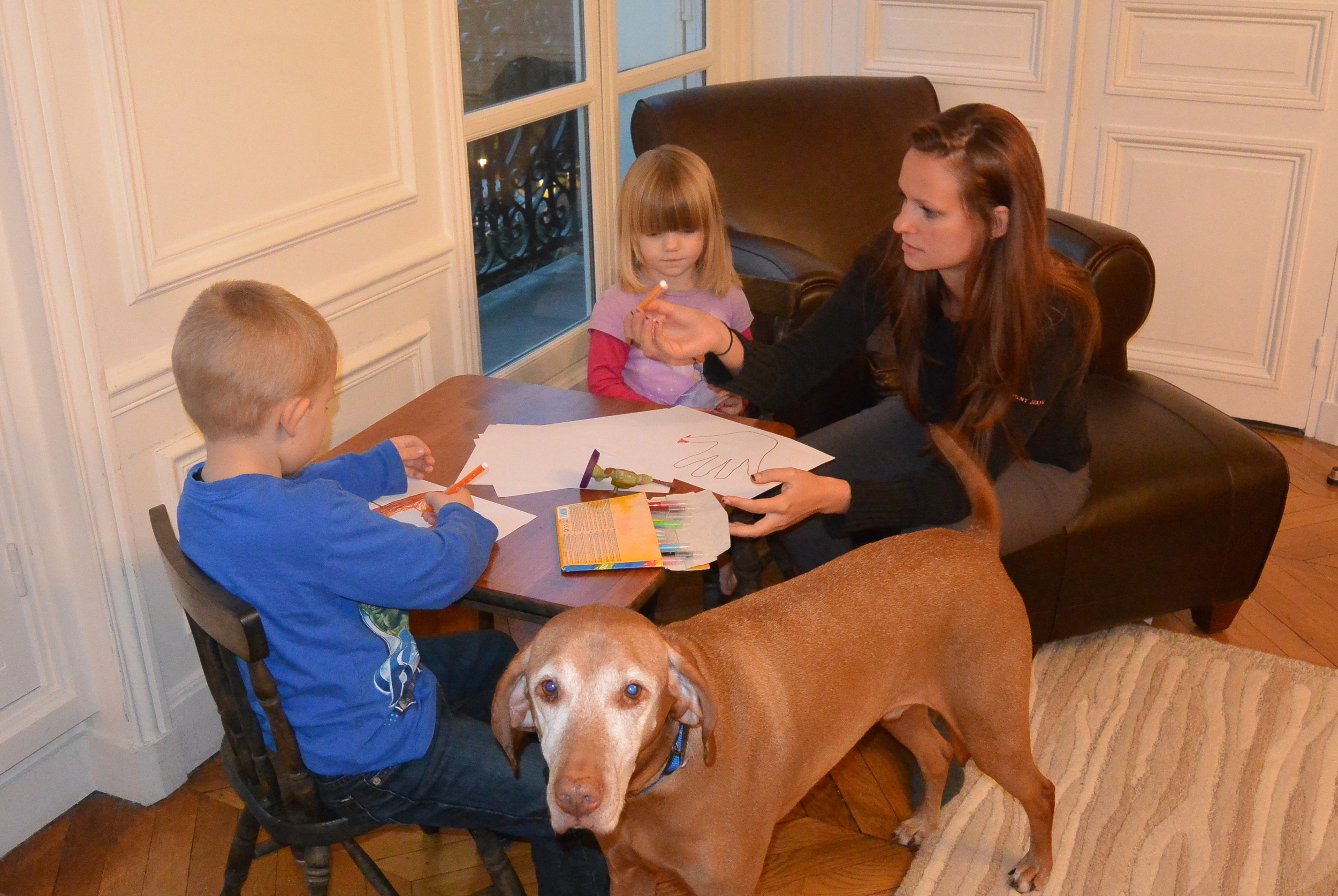 Kids had a great time with Caroline!