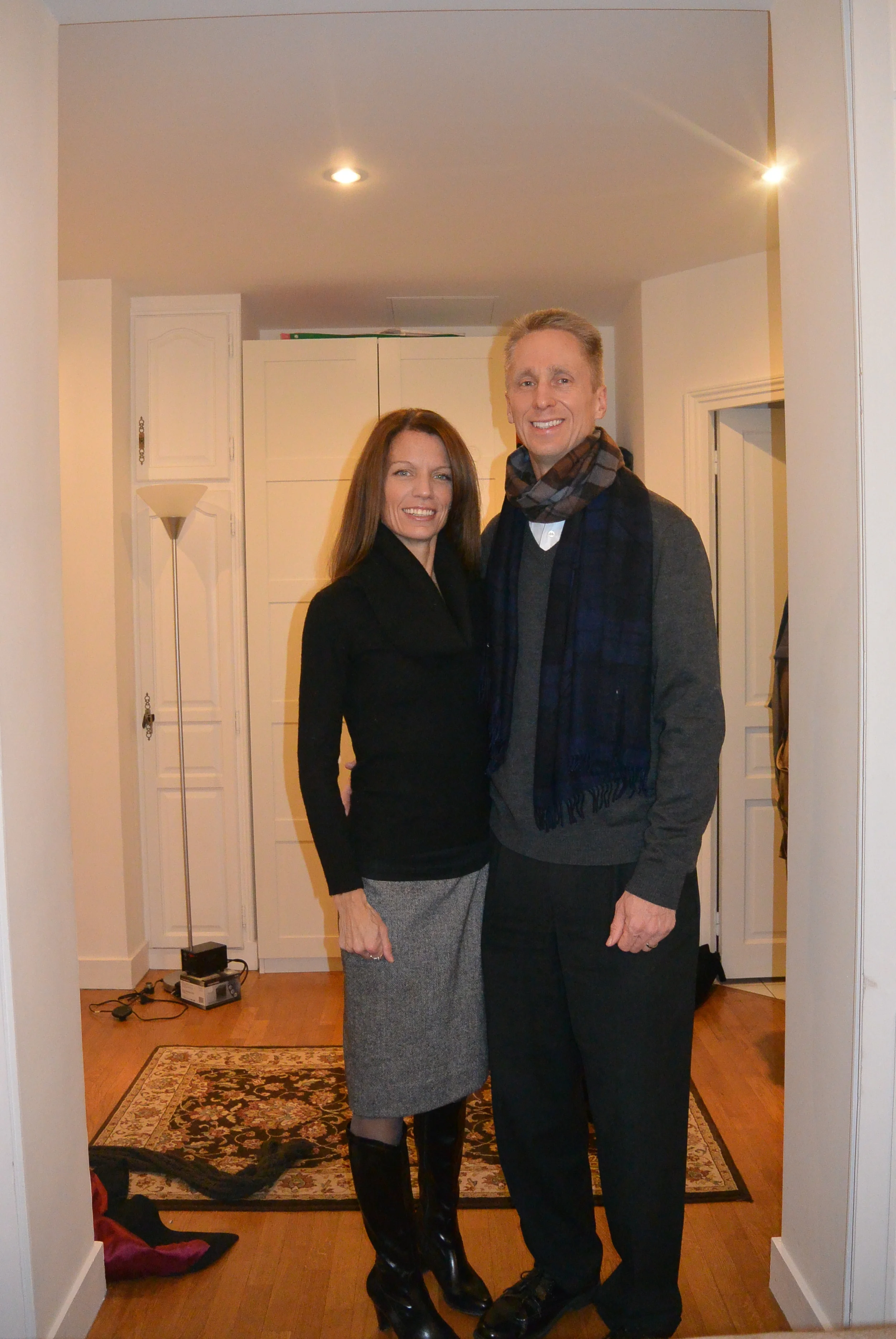 On our way for a night on the town.&nbsp;