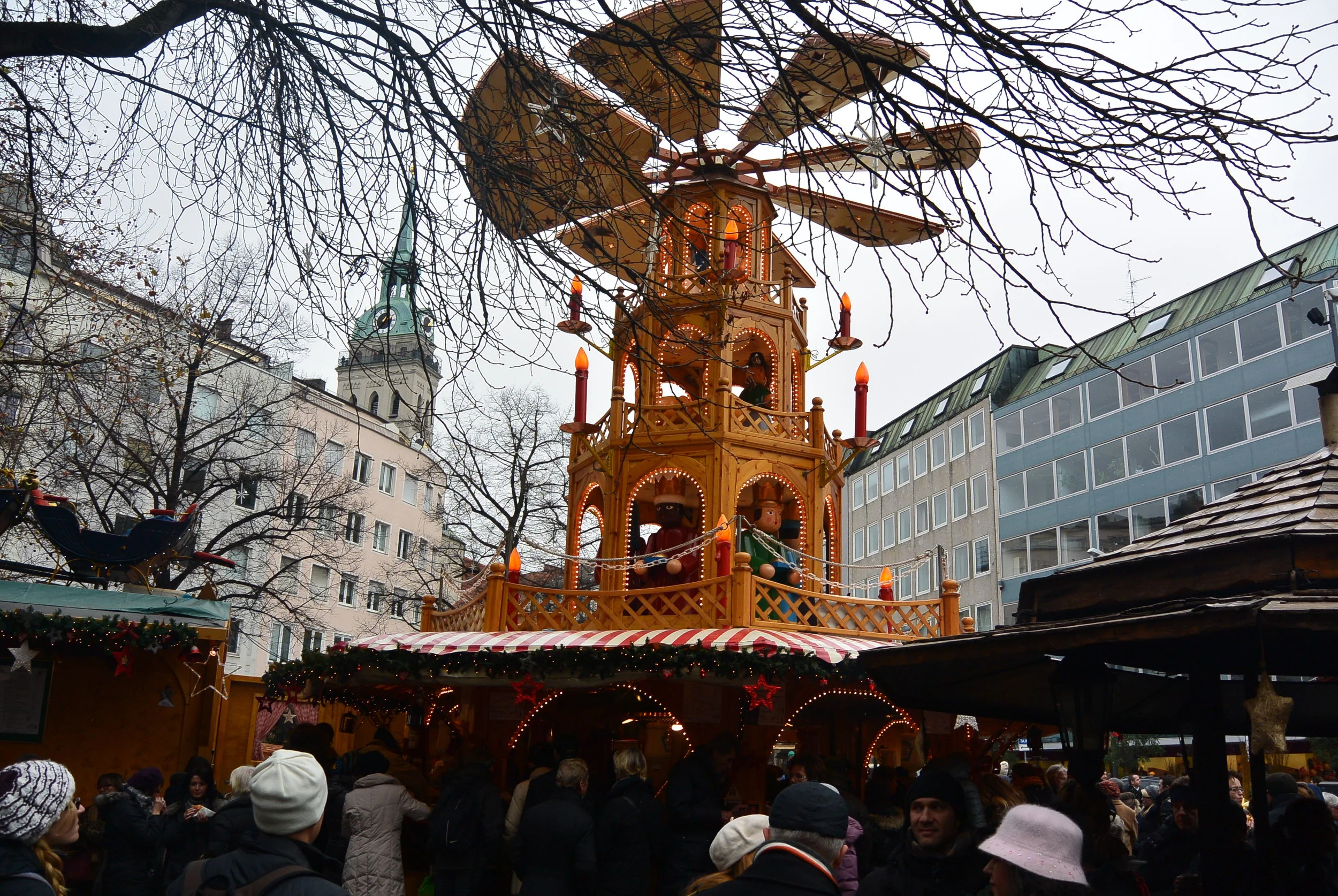 Giant German Christmas Pyramid