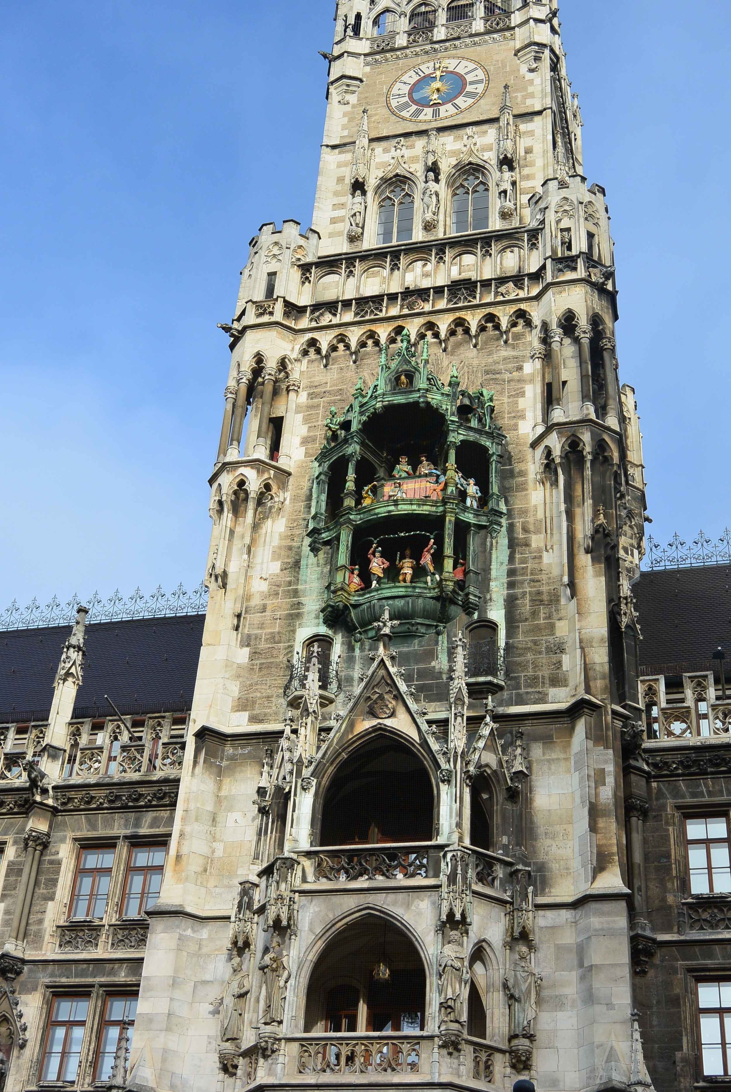 Cool clock in town center, has littlle performances on the hour.