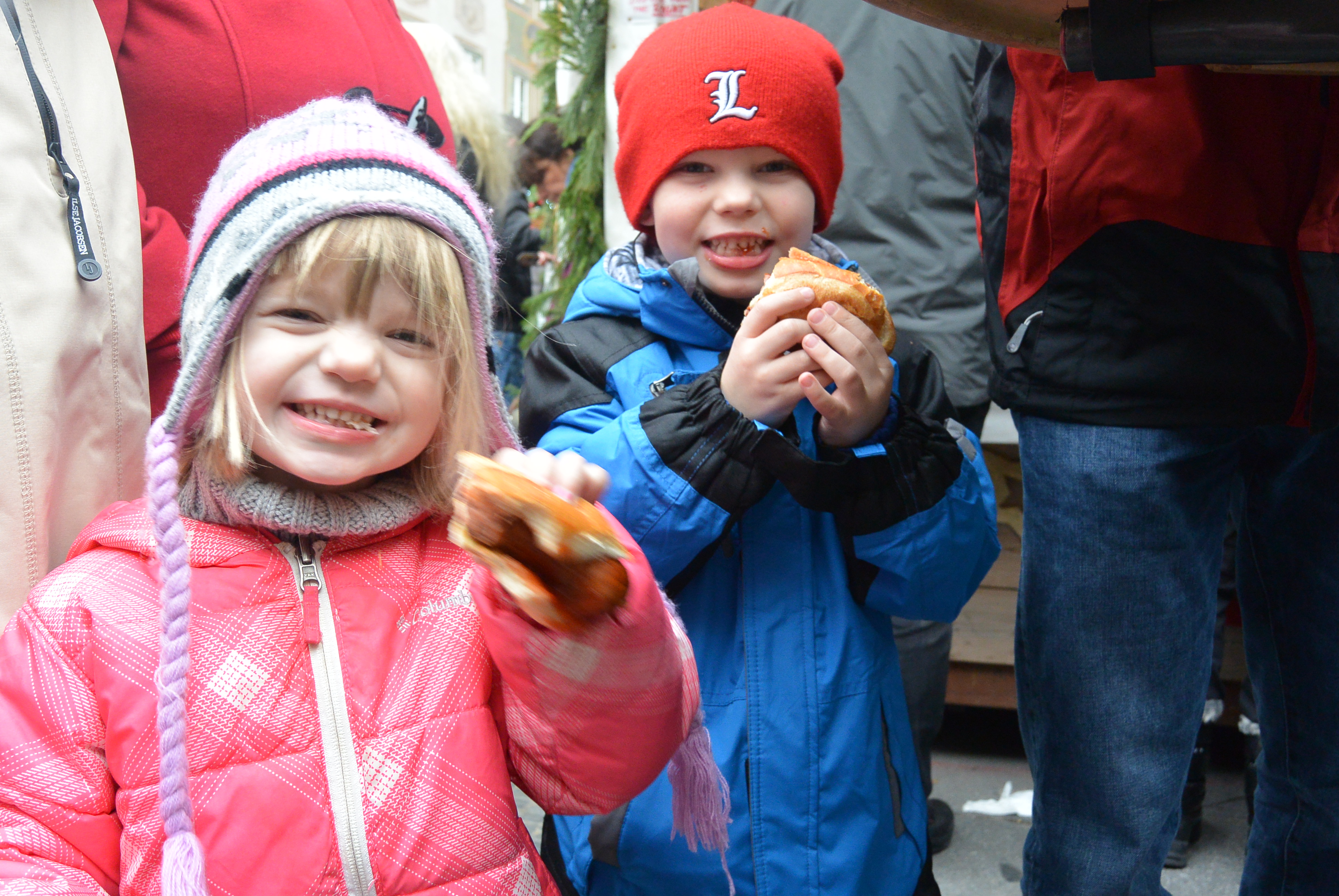 Bratwurst...our favorite! &nbsp;You can tell these kids are german.