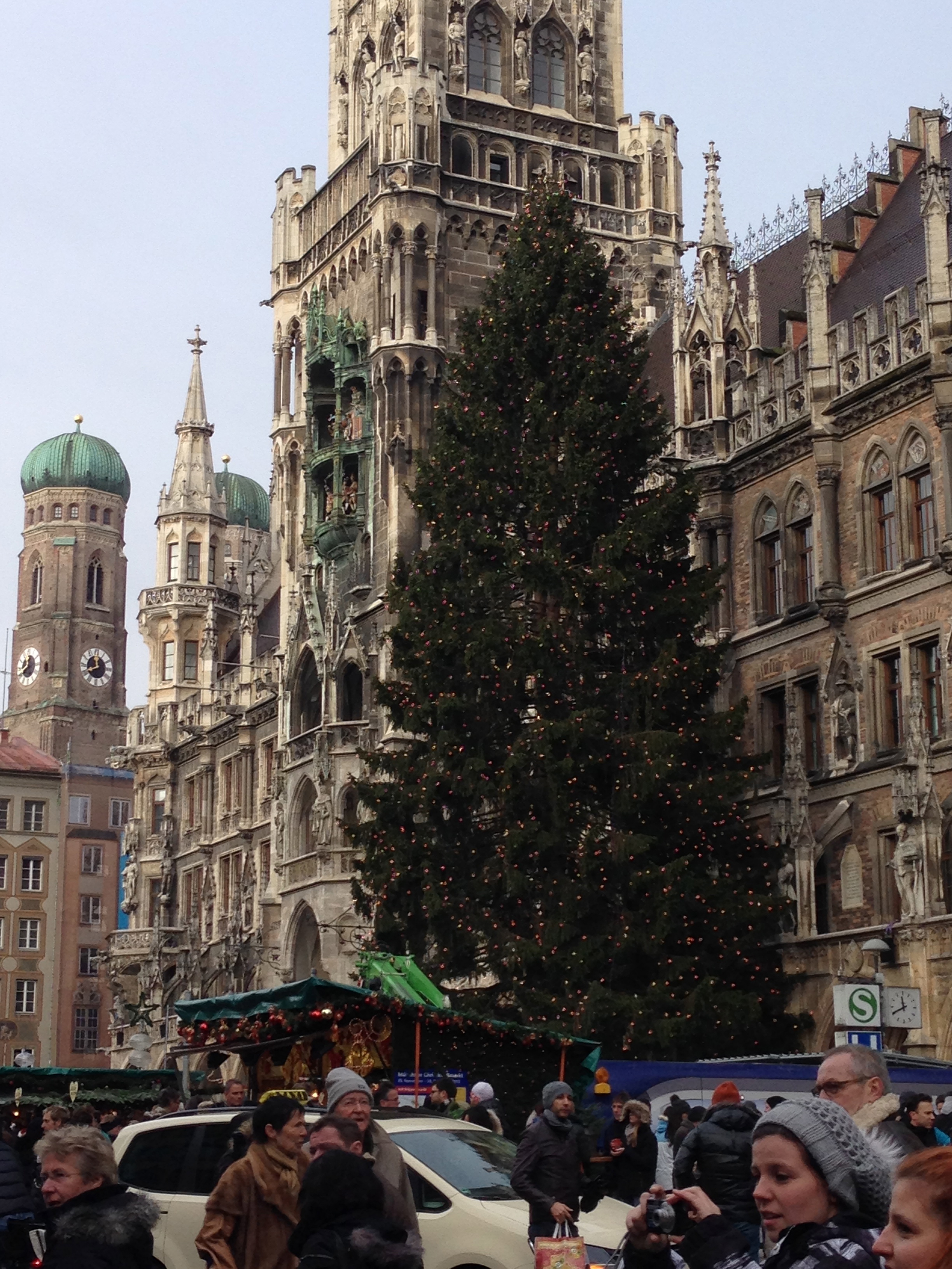 Big market at Town hall.