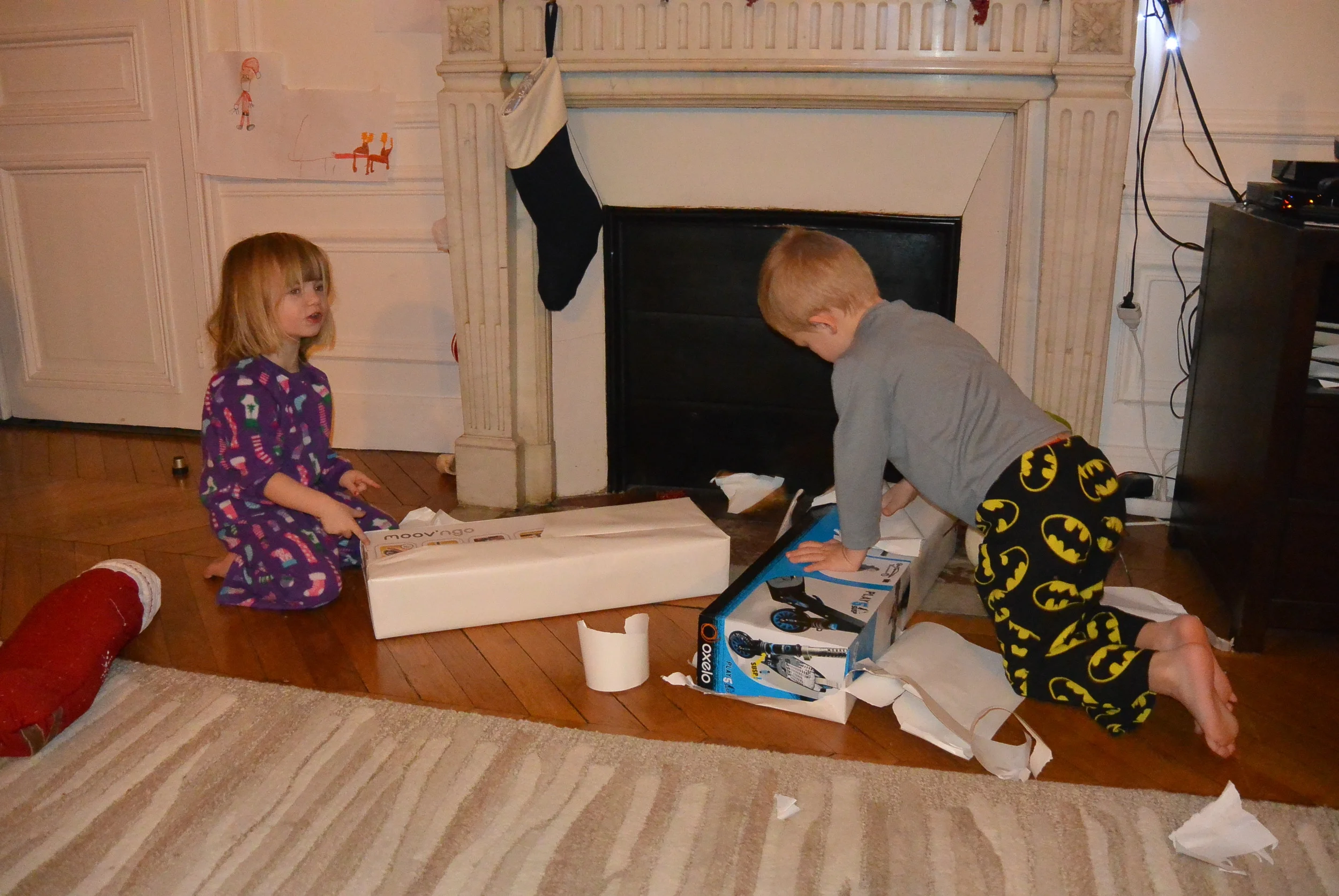 kids and their scooters