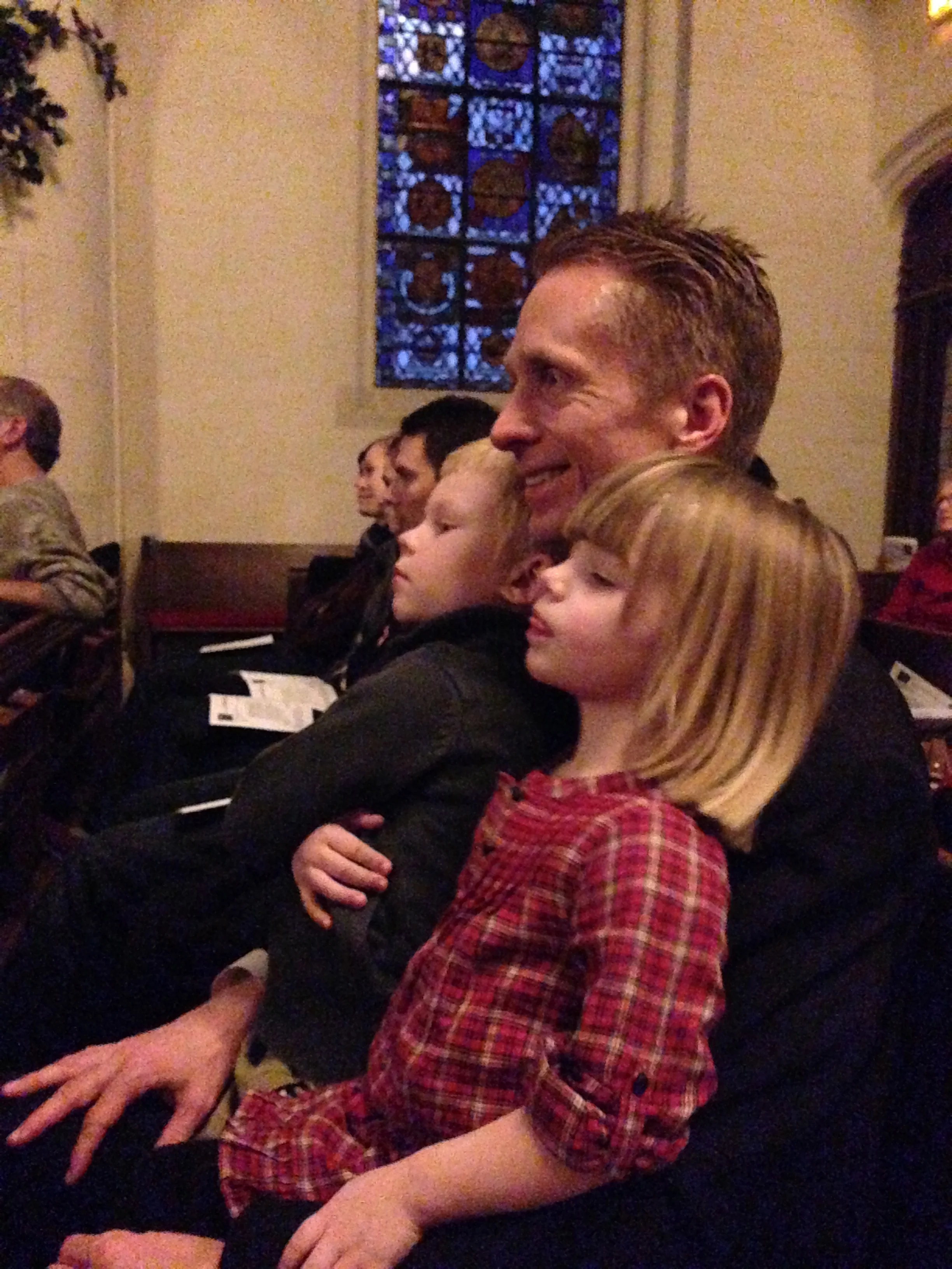 Enjoying Christmas Eve Service