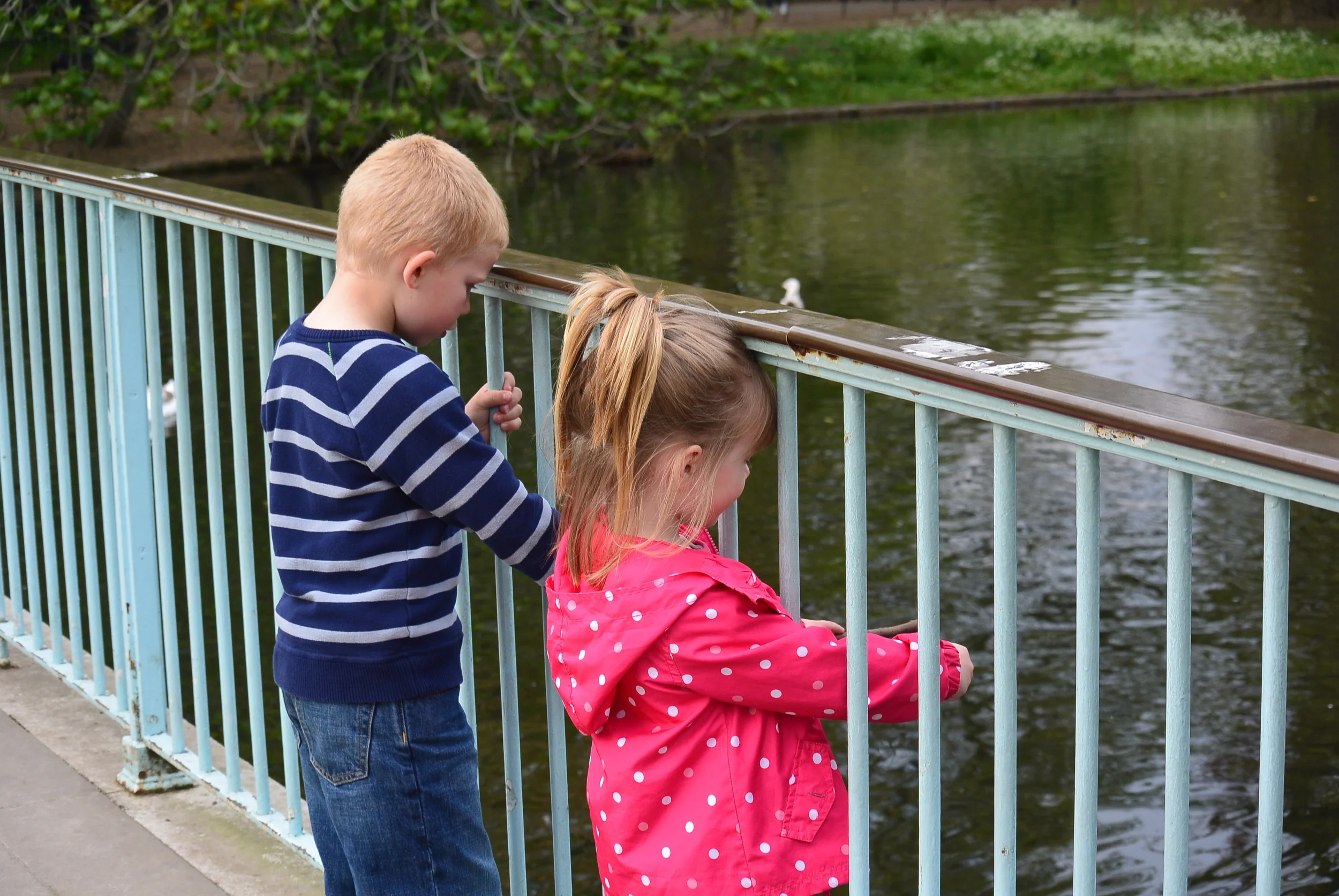 kids enjoying the park in London