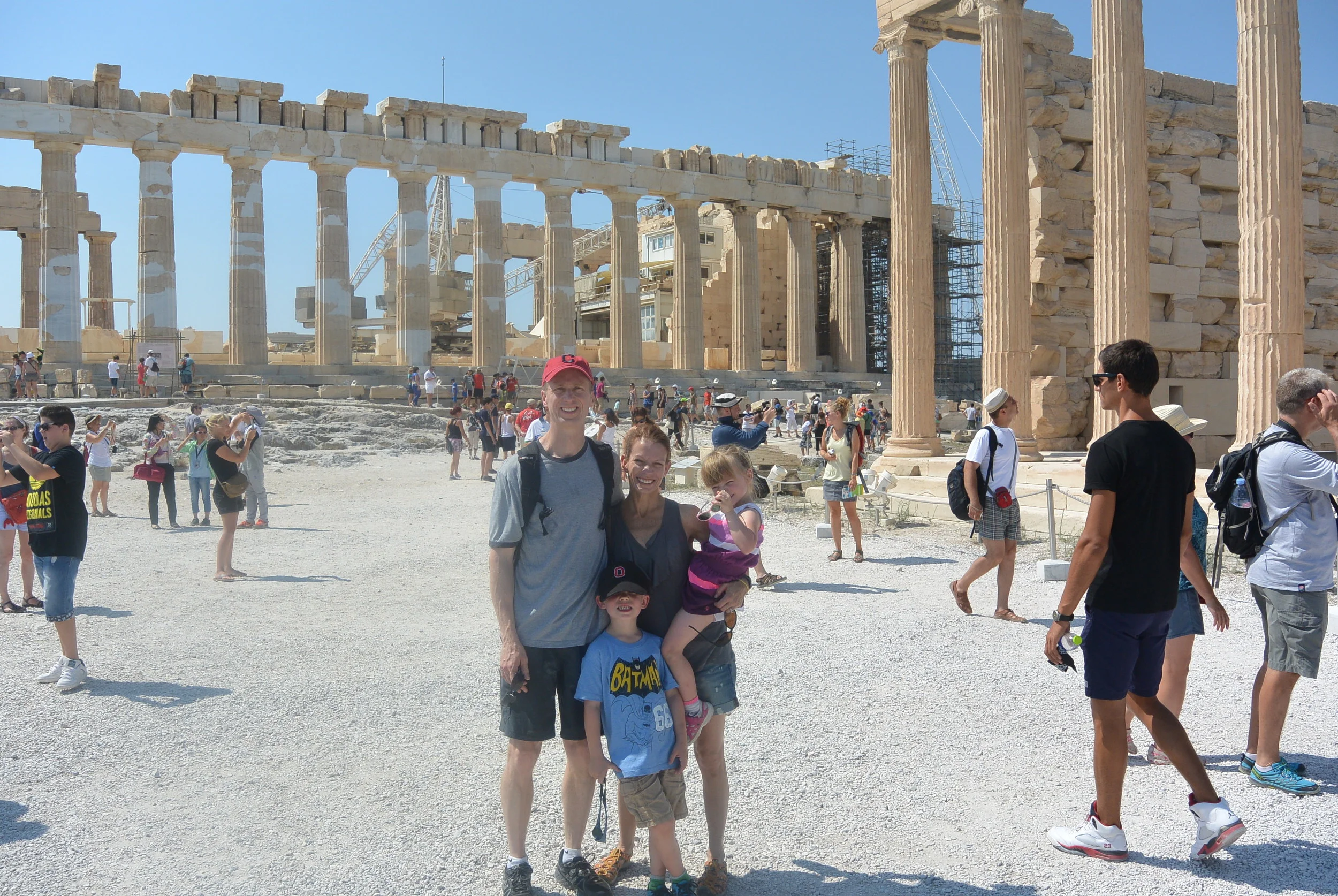 Enjoying the Acropolis