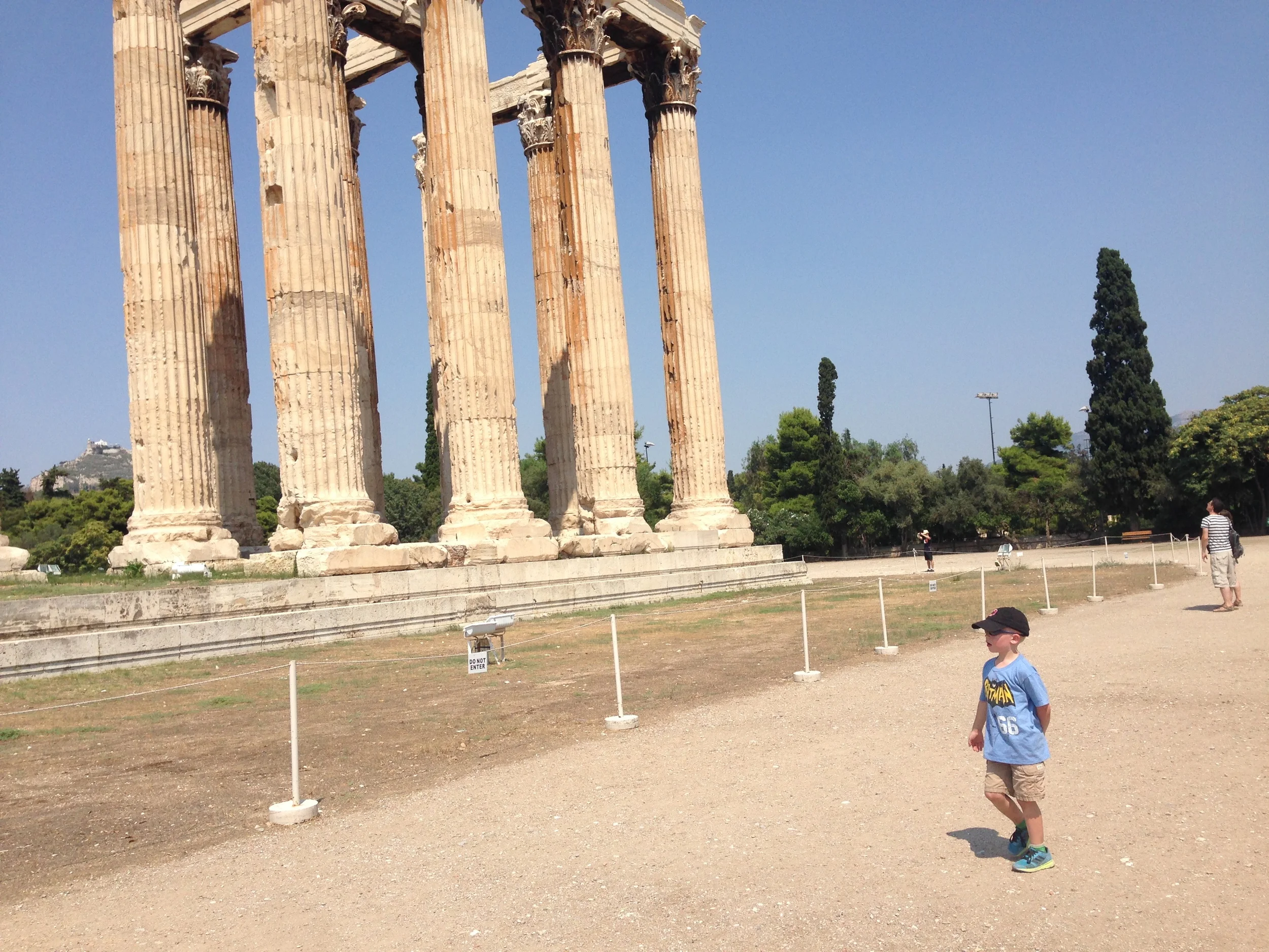 Lance enjoying the Zeus Temple