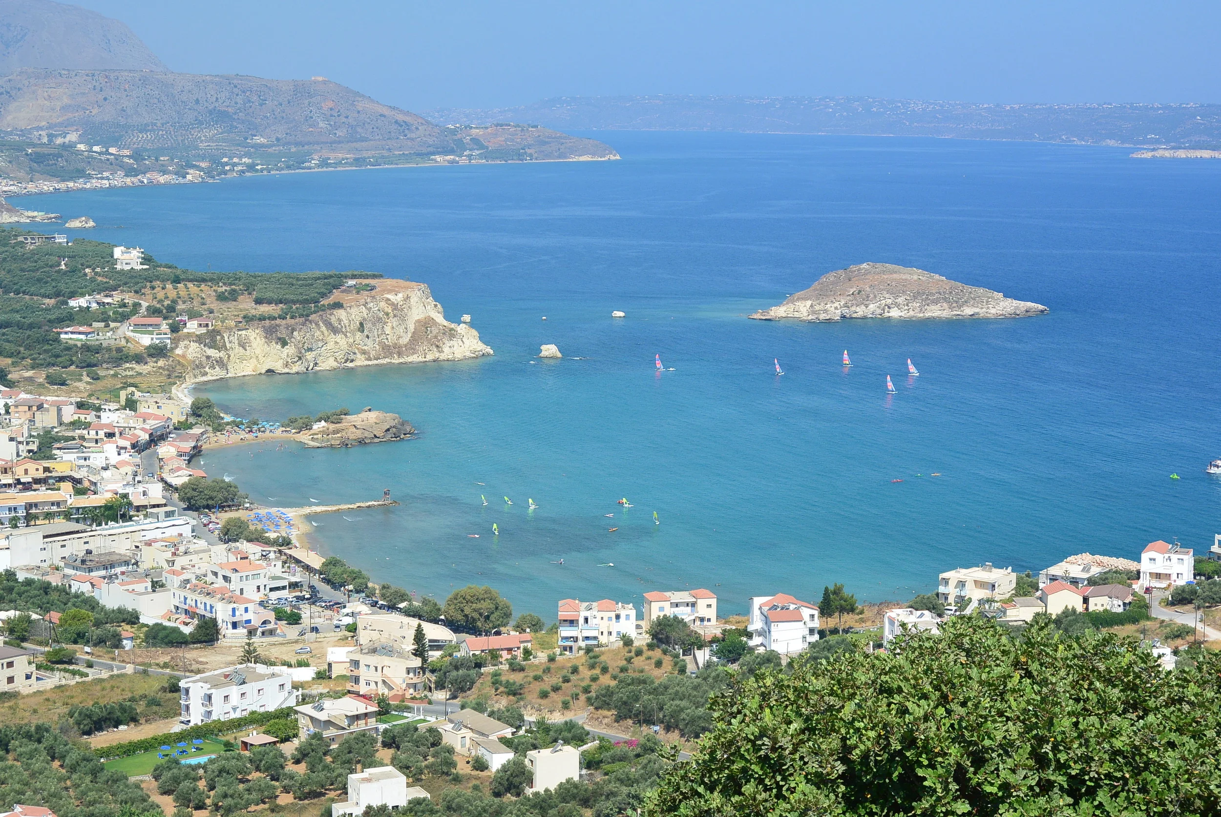 Great view from our villa.