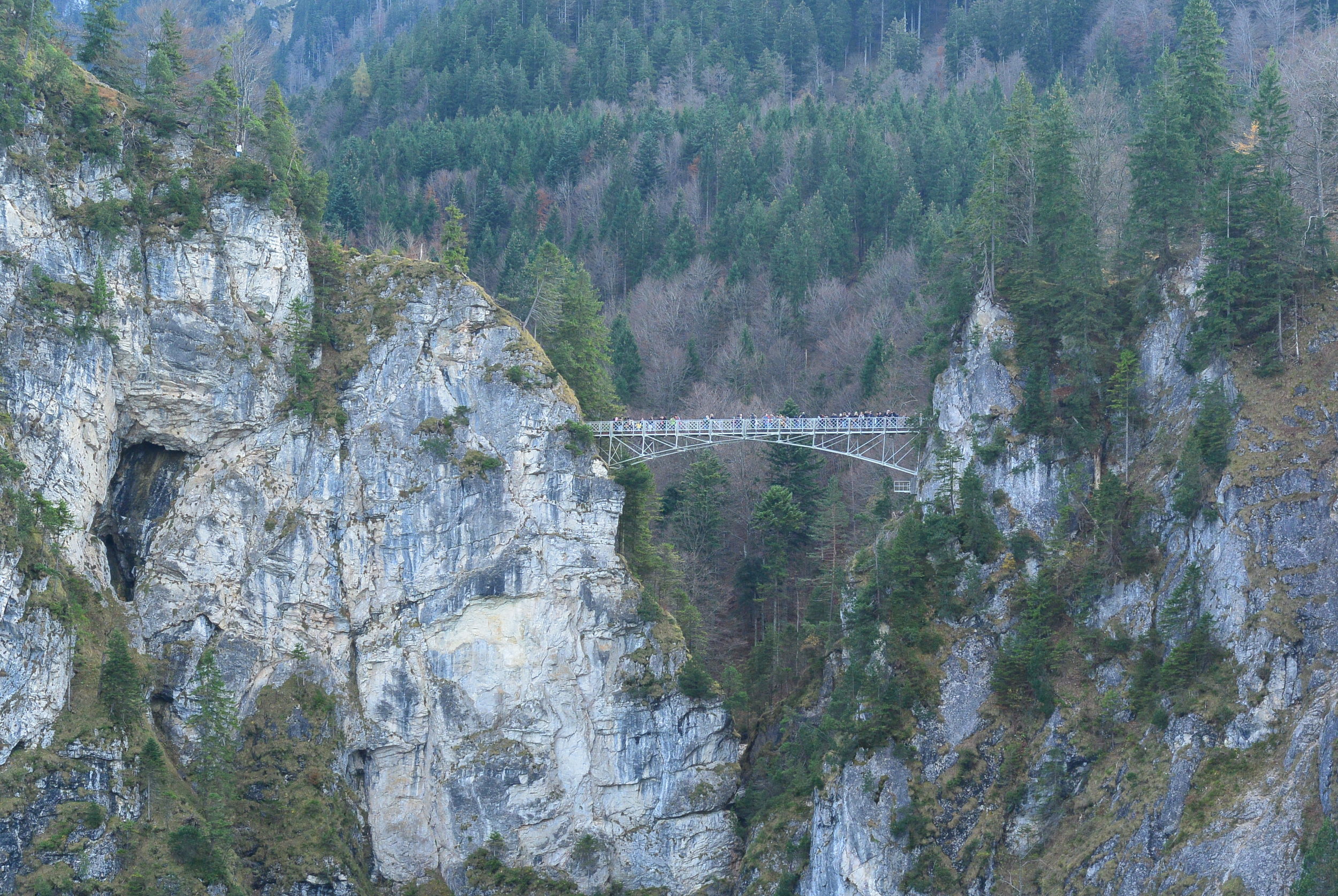 Marienbrücke (mary's bridge)...in this picture it looks much higher than when we were on it.