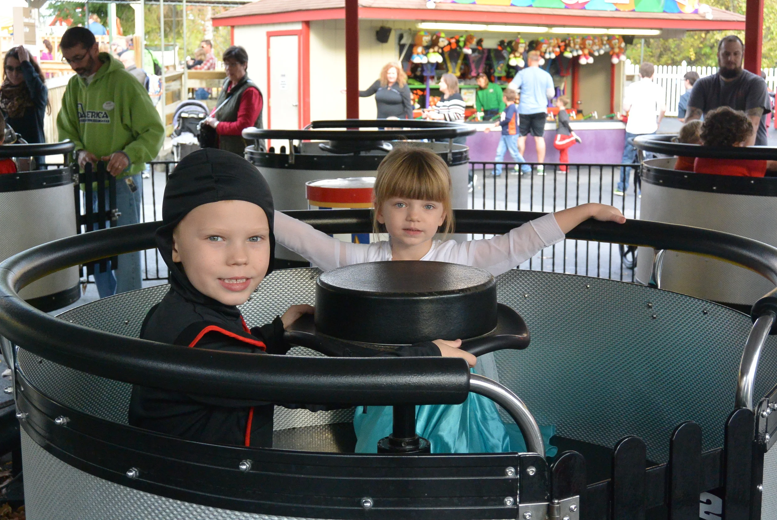 love that they can go on rides together...by themselves!
