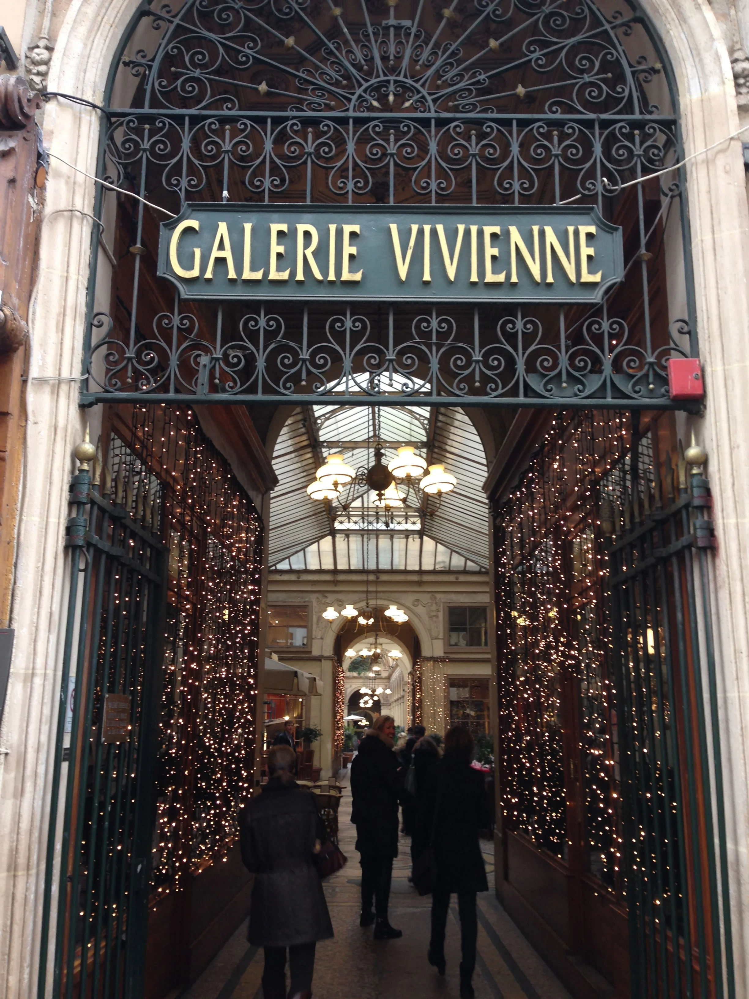 One of the many Covered passages in Paris.