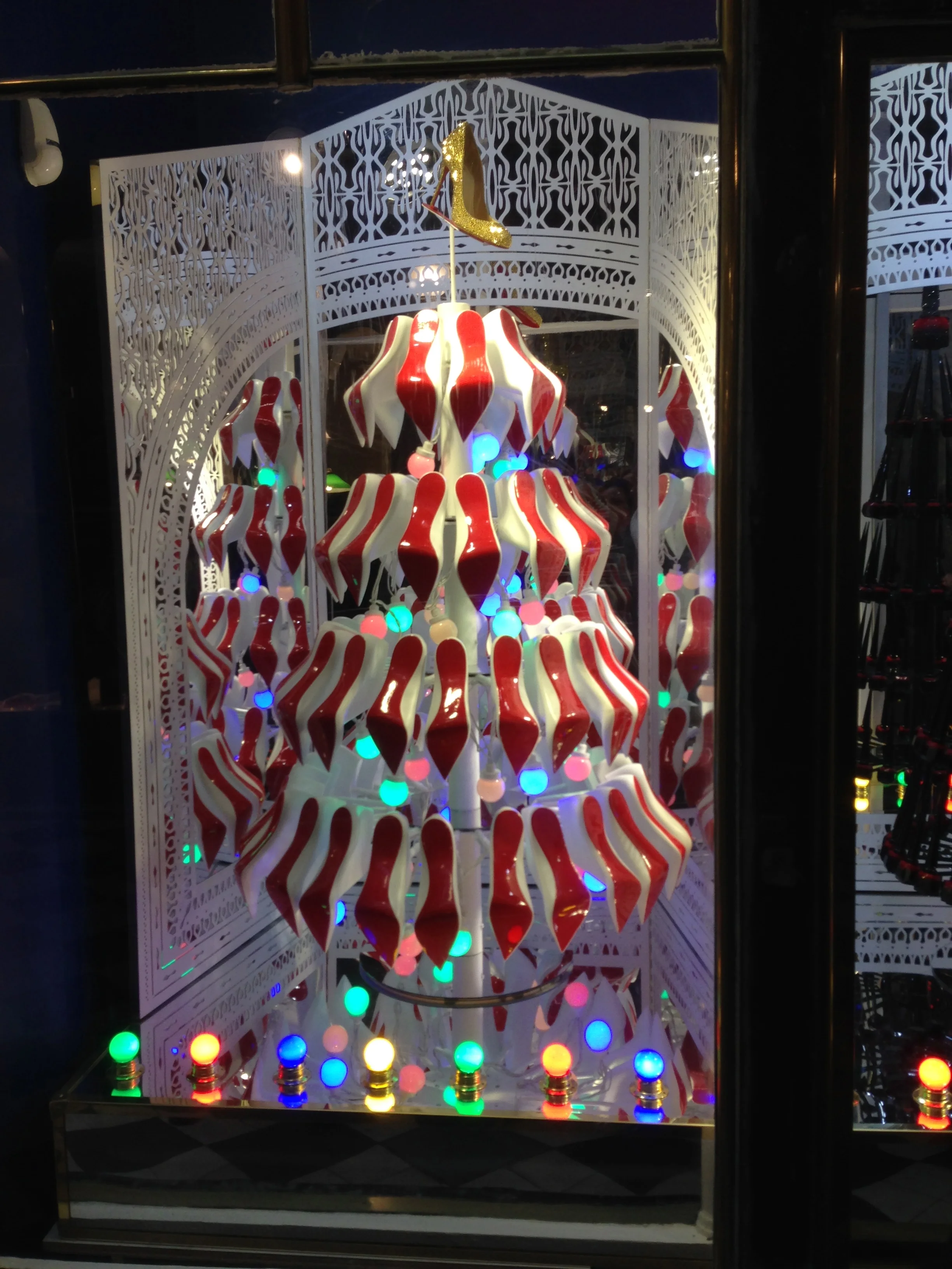 Christmas displays are starting in Paris