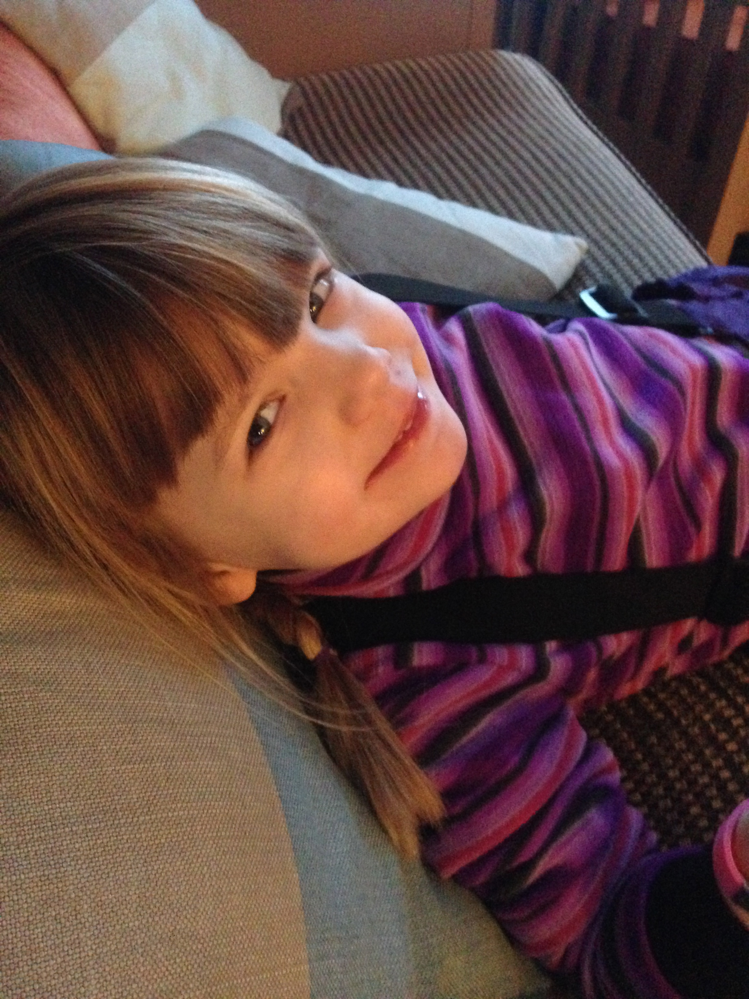 Hanging out after first day of skiing