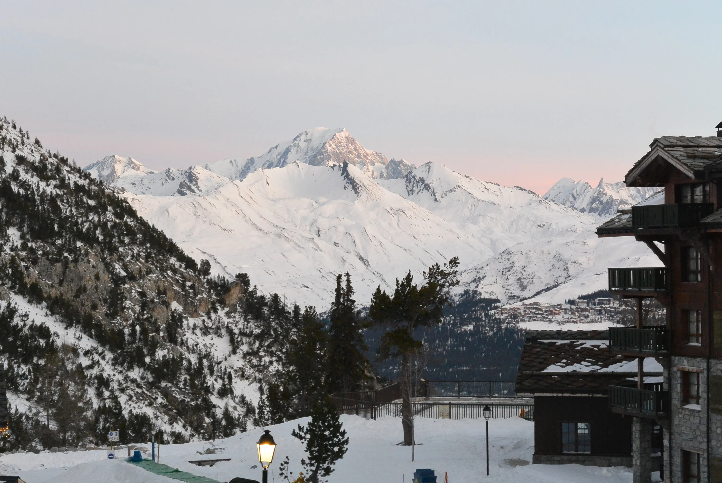 Mont Blanc! &nbsp;Right outside our door.
