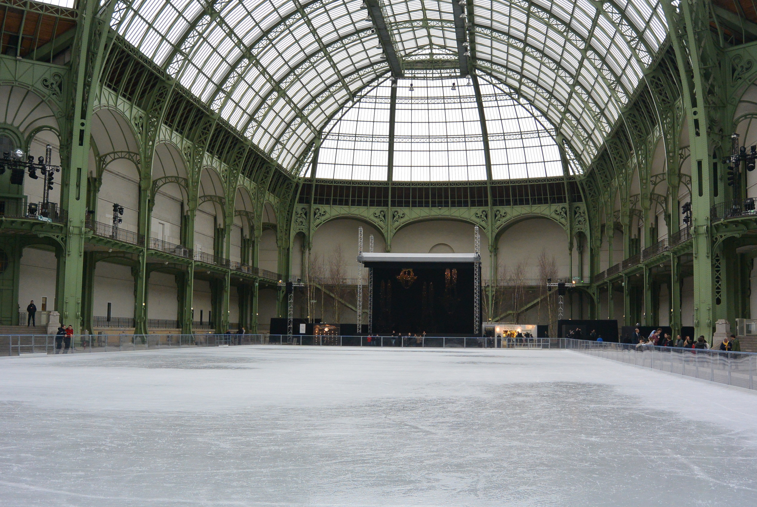 ice skating at Grand Palais!