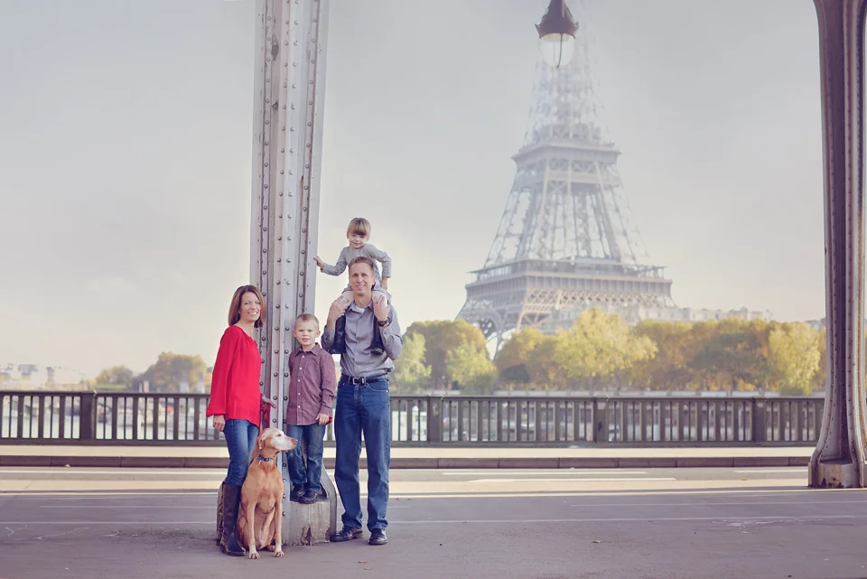  Our Christmas Card picture..yes it is real! &nbsp; Our favorite bridge in Paris!