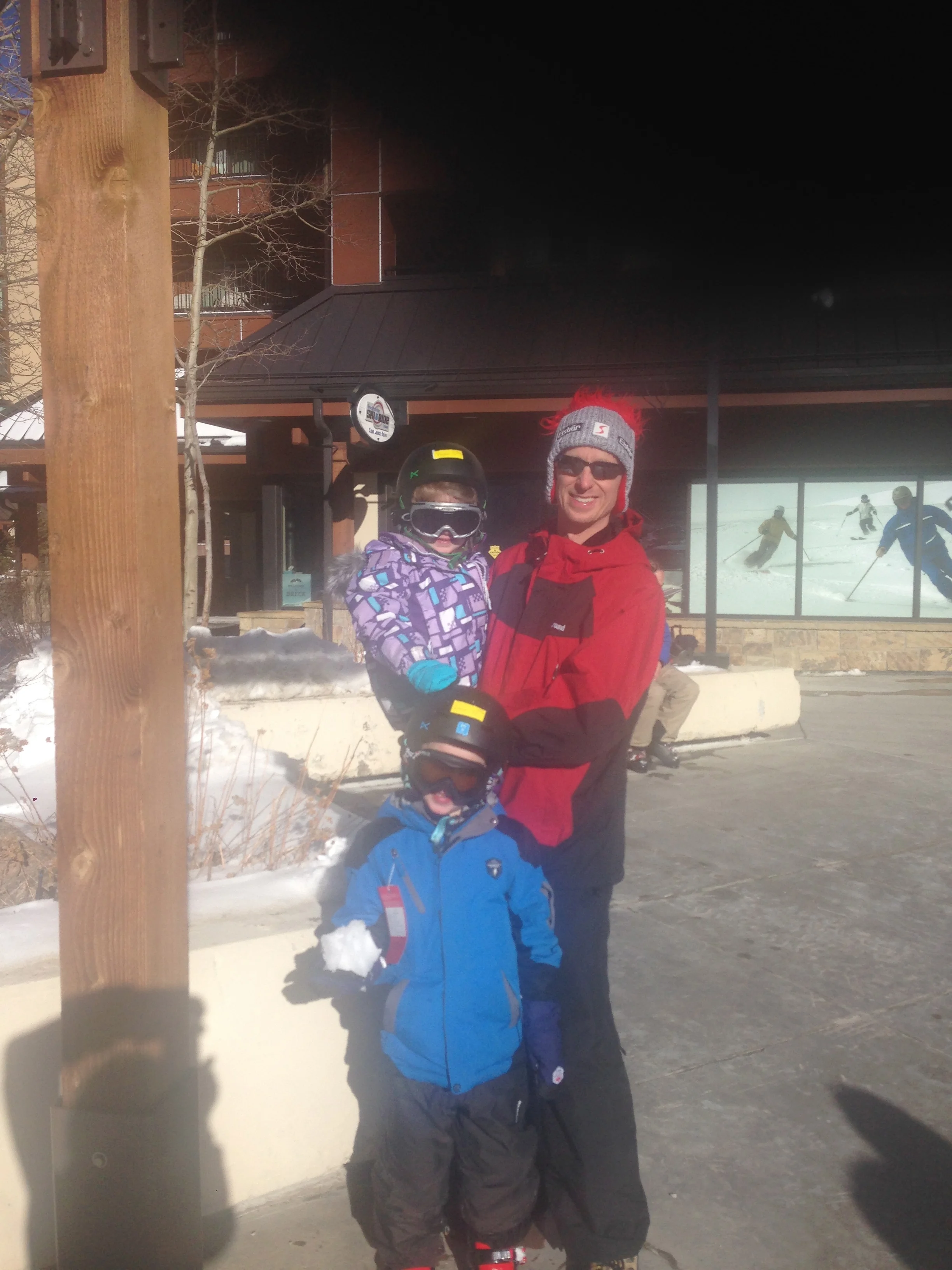 Just off the slopes!!!