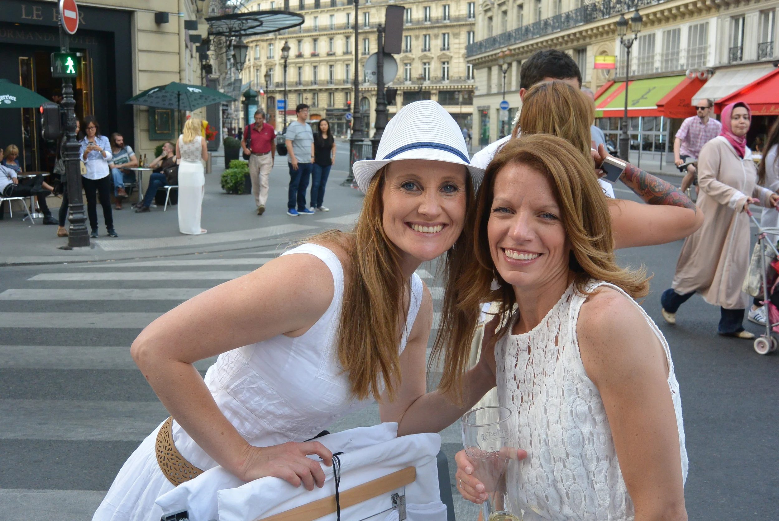 Charlie and I having fun waiting