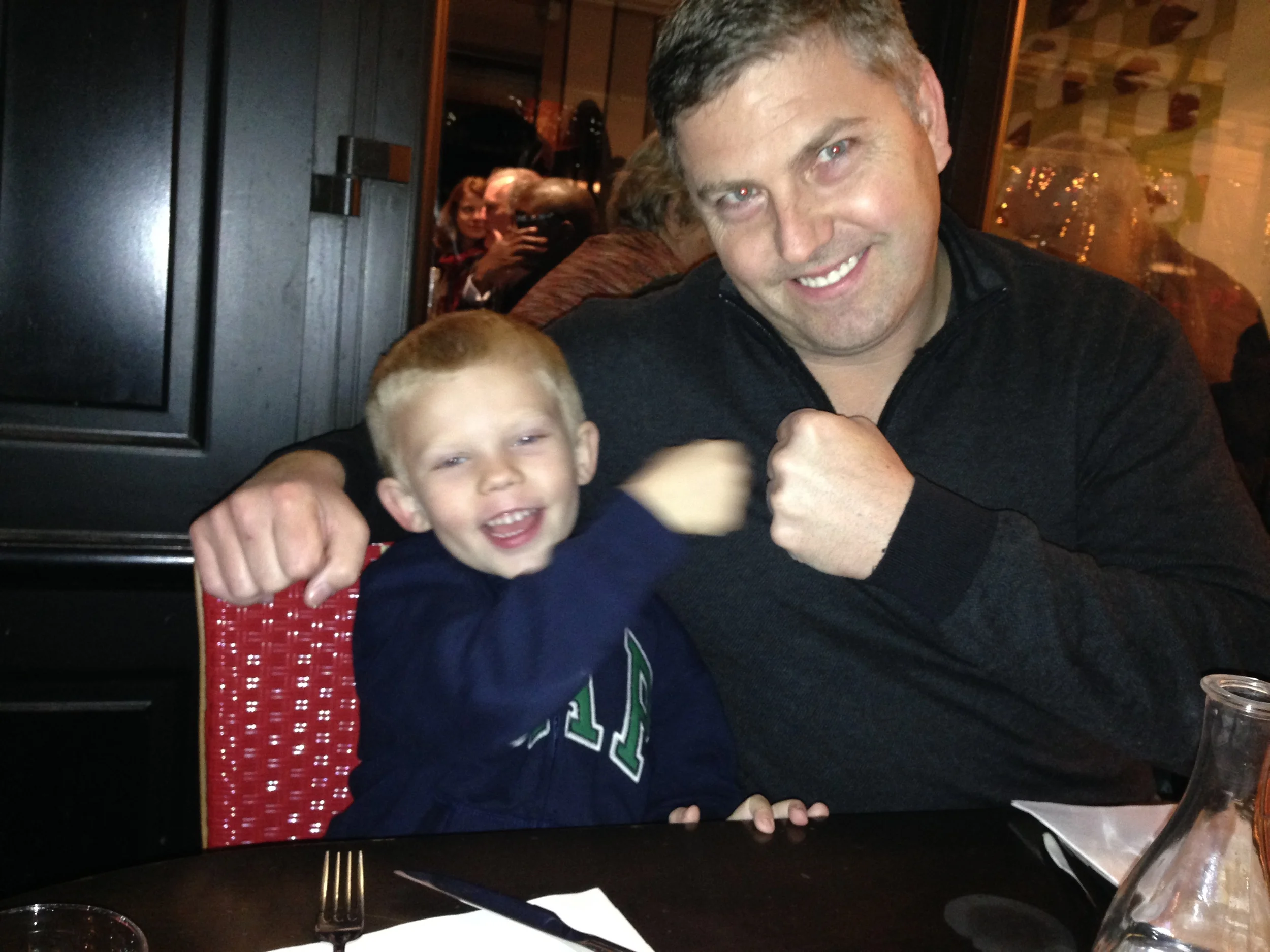 Cousin Chris hangin' with Lance