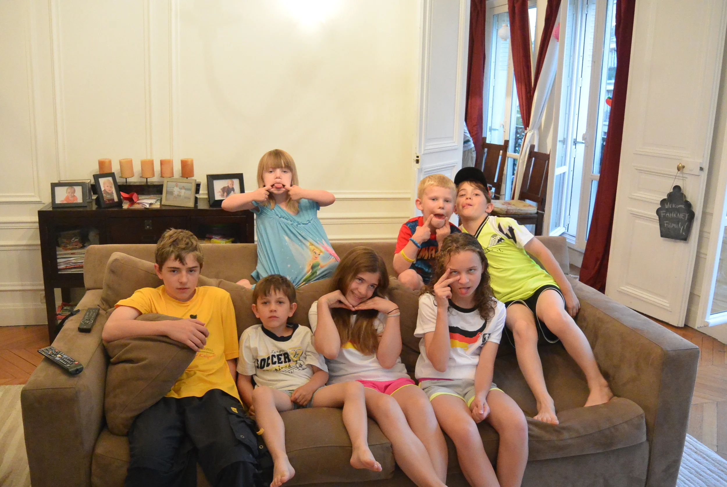 The Fahrney kids and the Demmerle kids