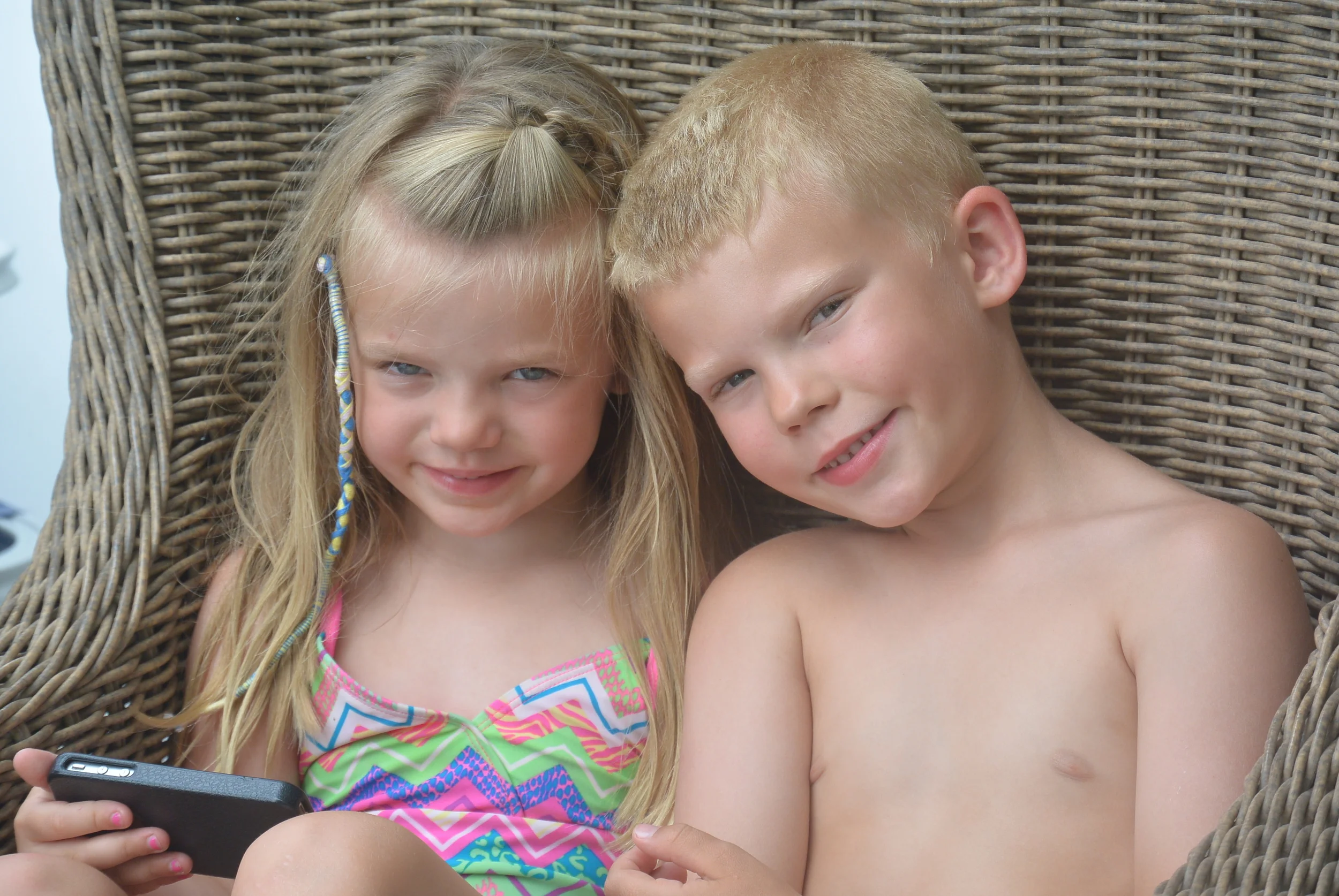 brother and sisterly love!