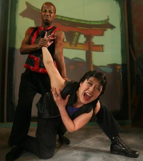 Soul Samurai - Evan twisting my arm.jpg