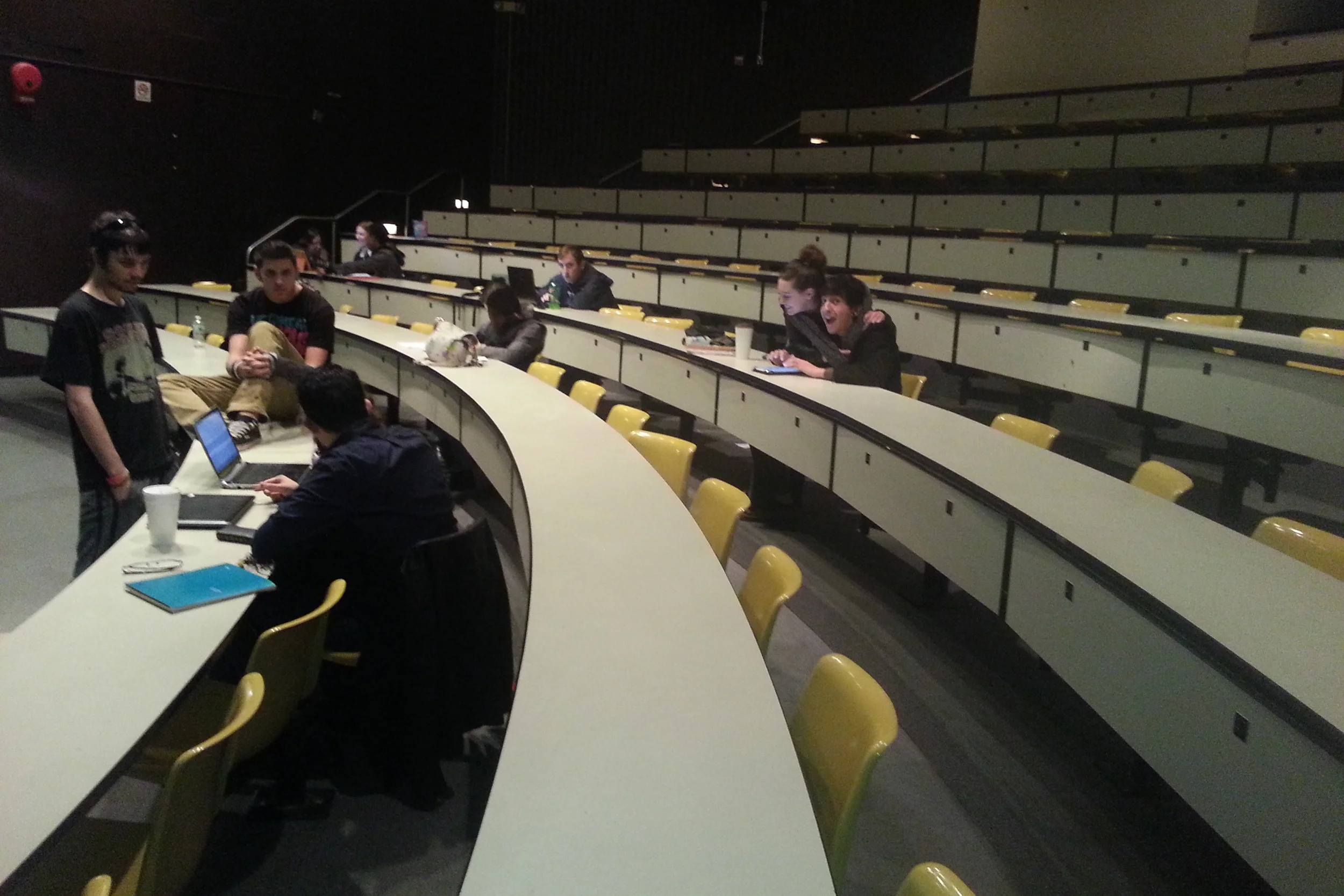 My Shakespeare students working hard on their time line projects.
