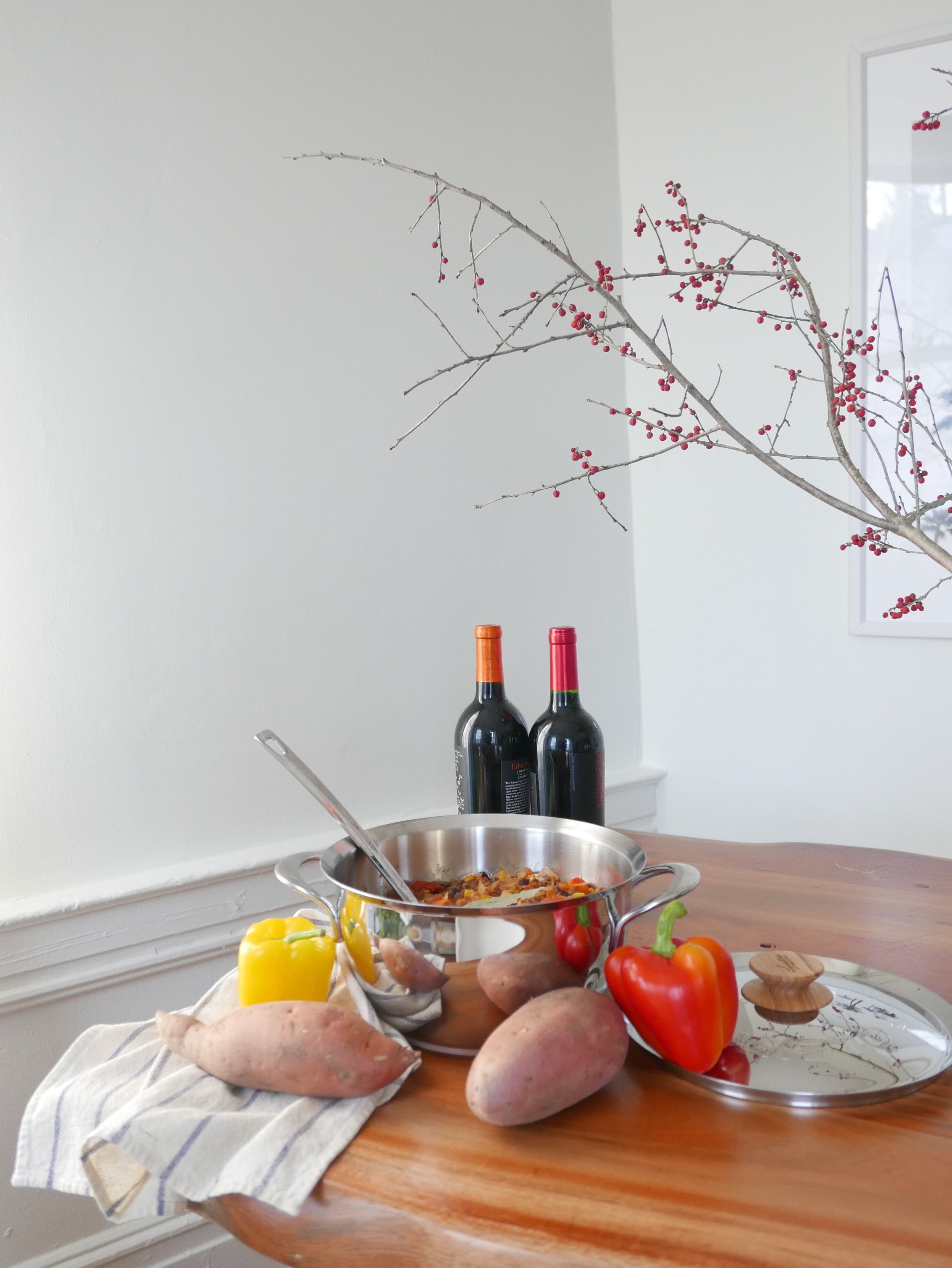 being cook: Spicy Sweet Potato Chili