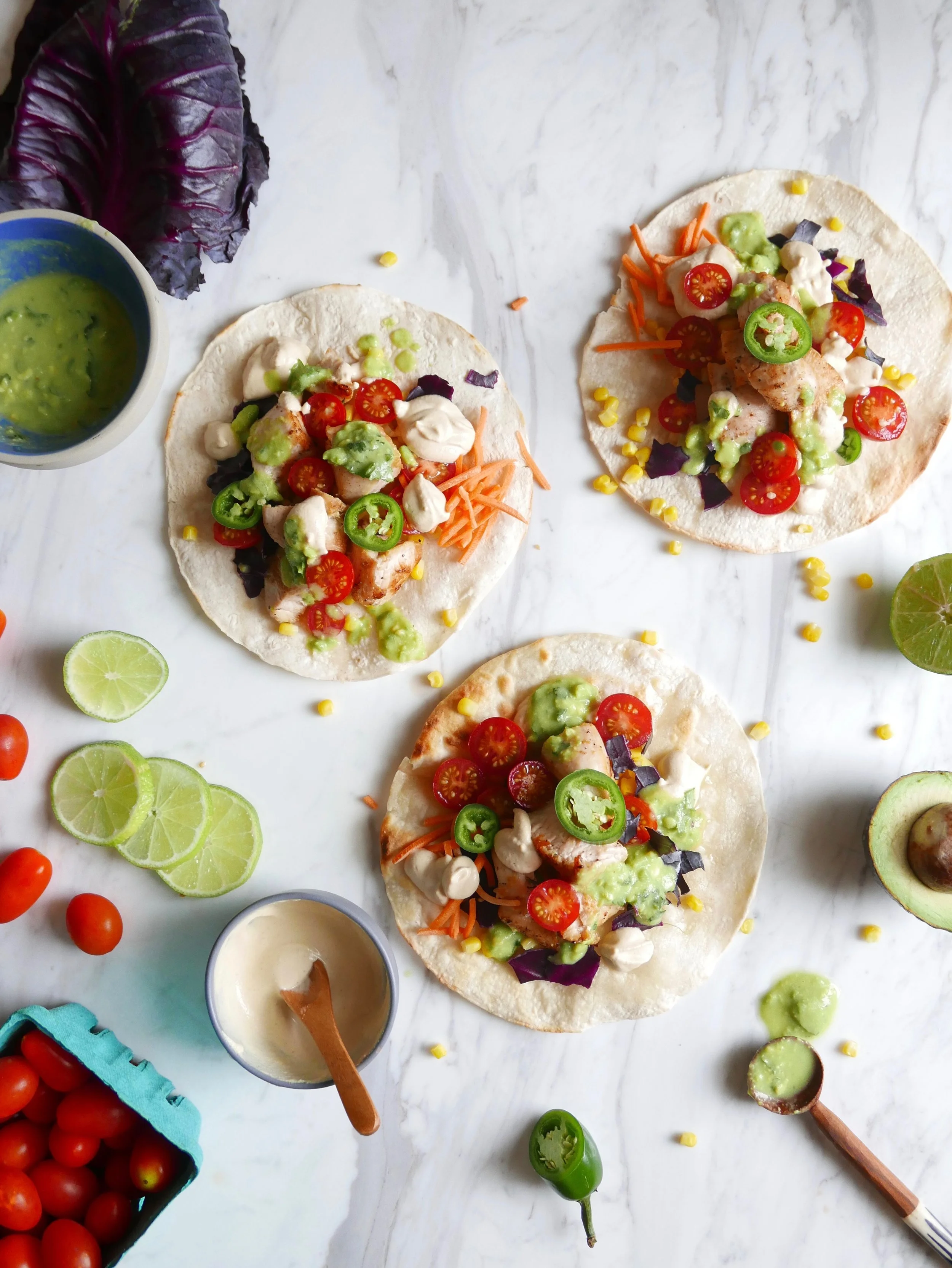 being cook: Zesty Chicken Tacos