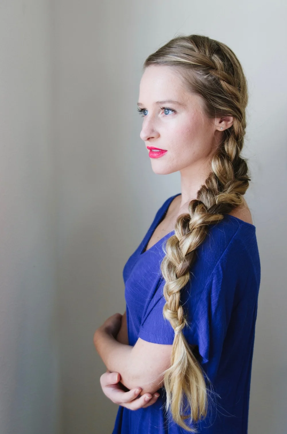 being tressed: Romantic Side Braid Tutorial