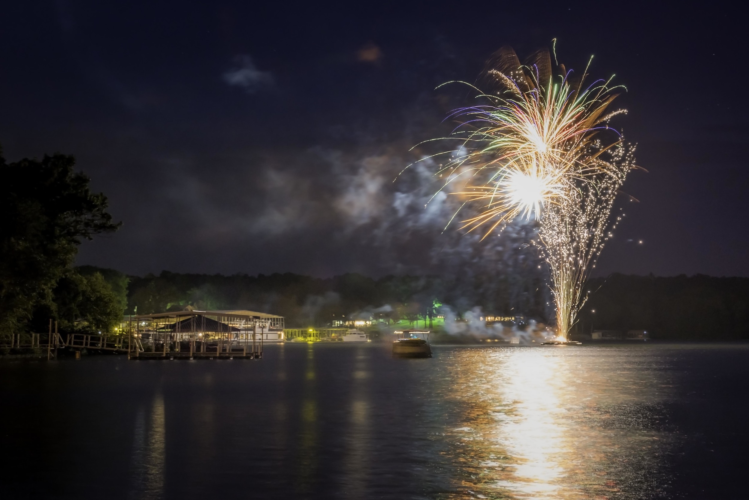 Cypress Bay on Kentucky Lake, July 4, 2016
