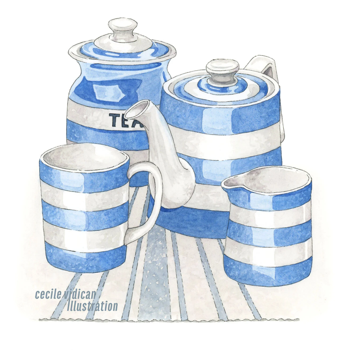 watercolor-blue-cornishware-still-life