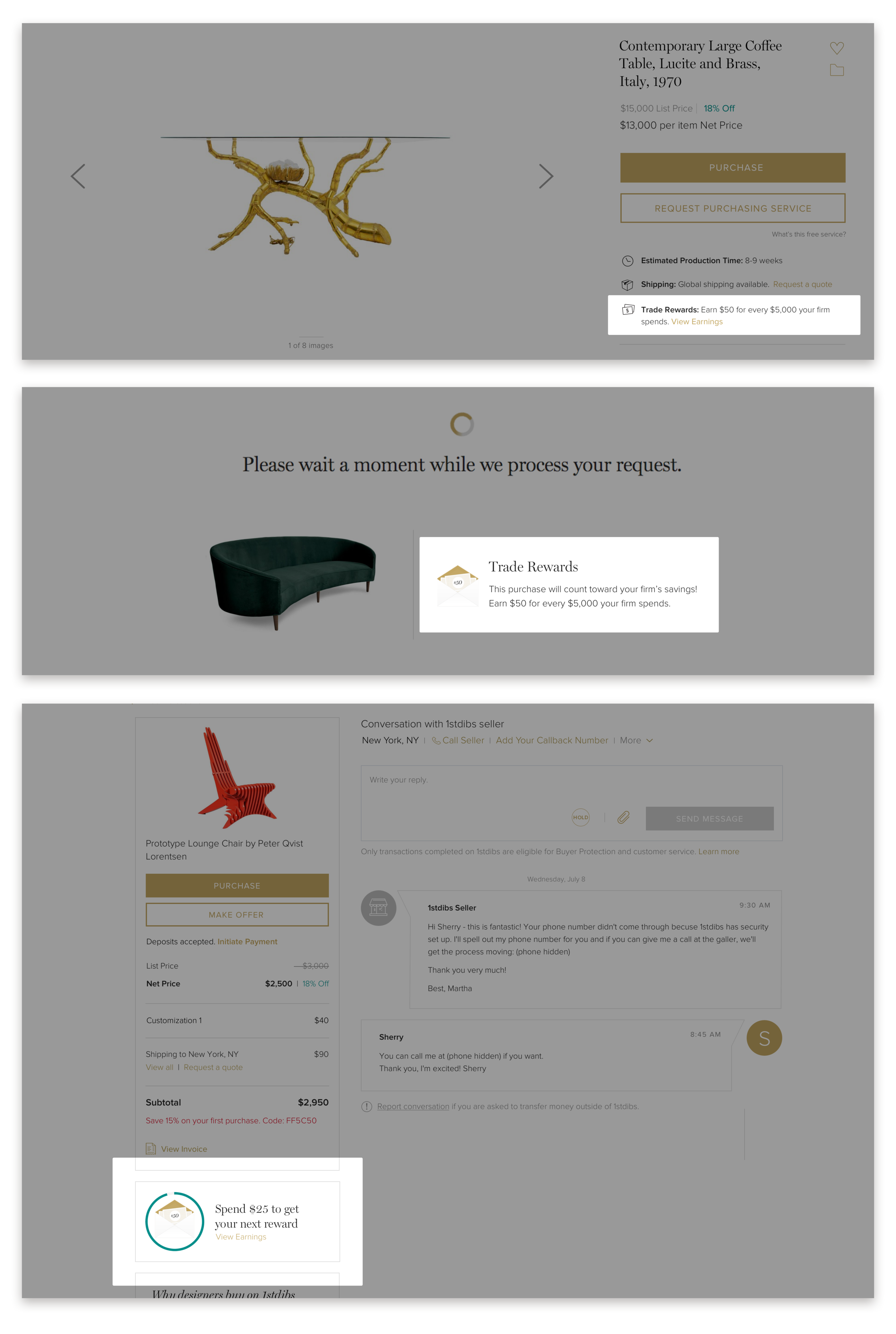Cash Back Messaging