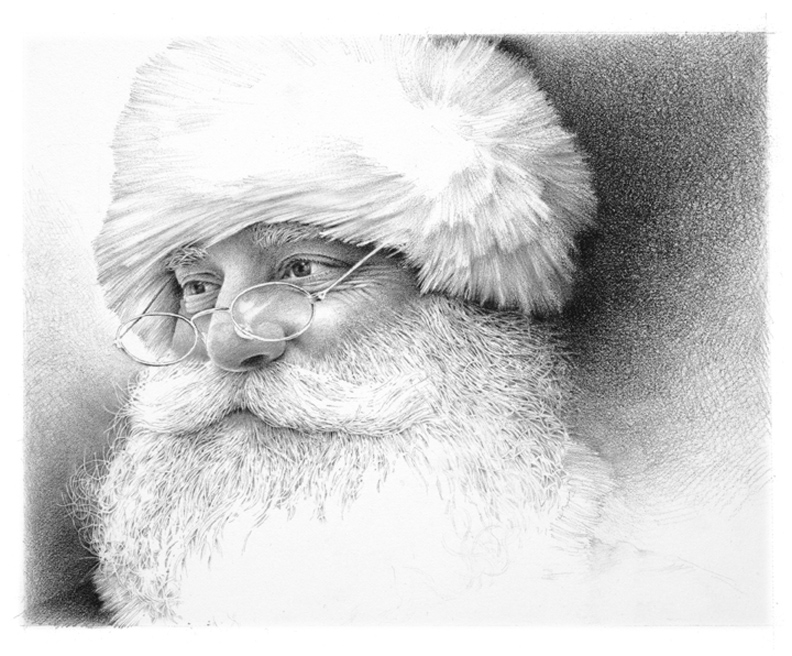Drawing of Santa Claus by Mia - Drawize Gallery!