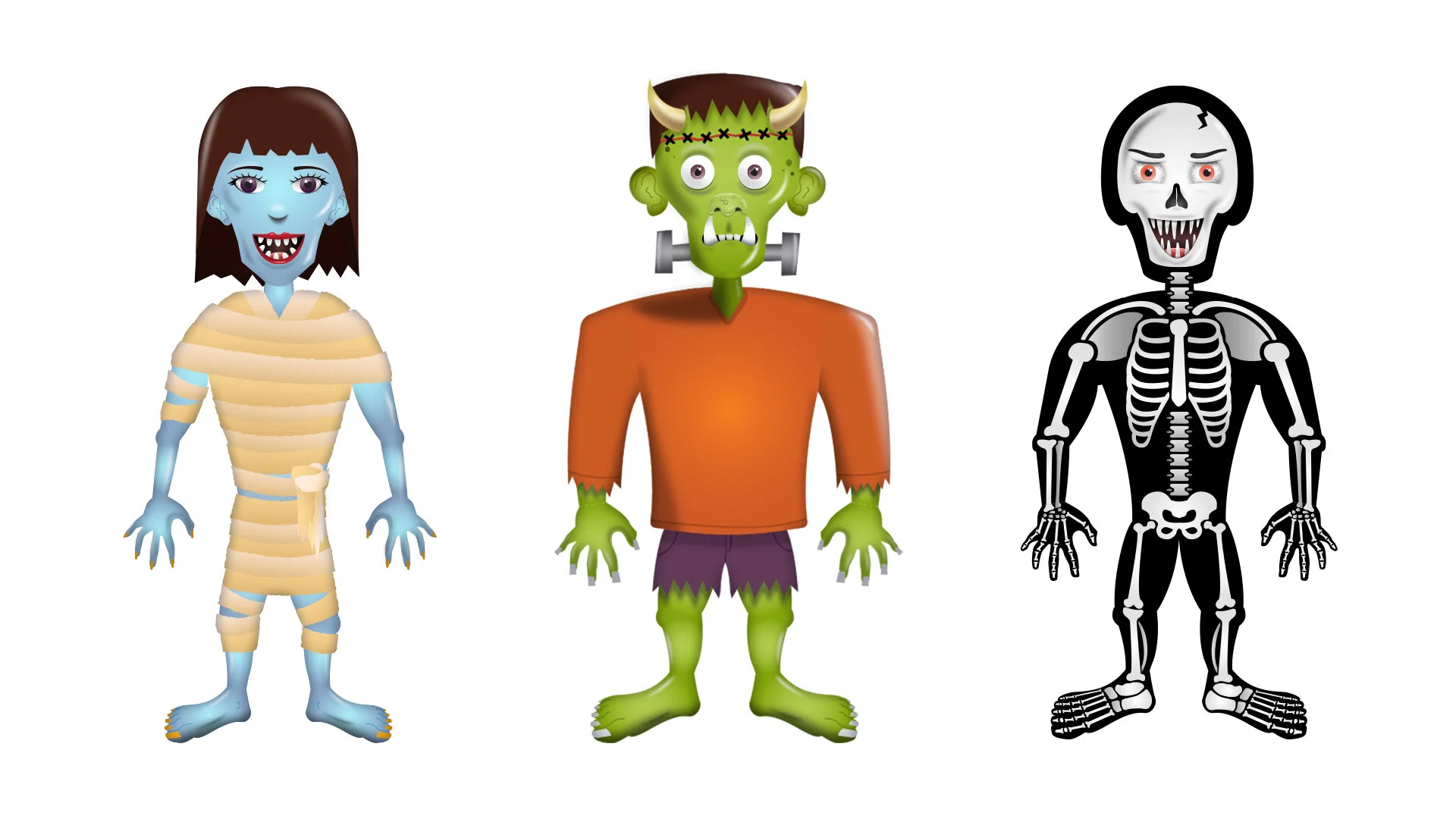 Customizable Trick-or-Treater Avatars