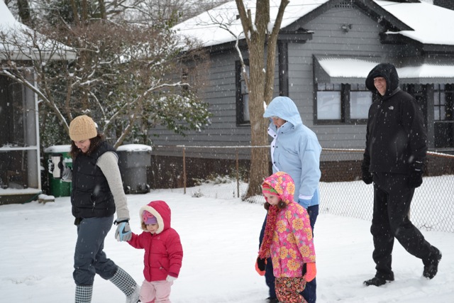 Snow Day in CLT, Wahoo!!!