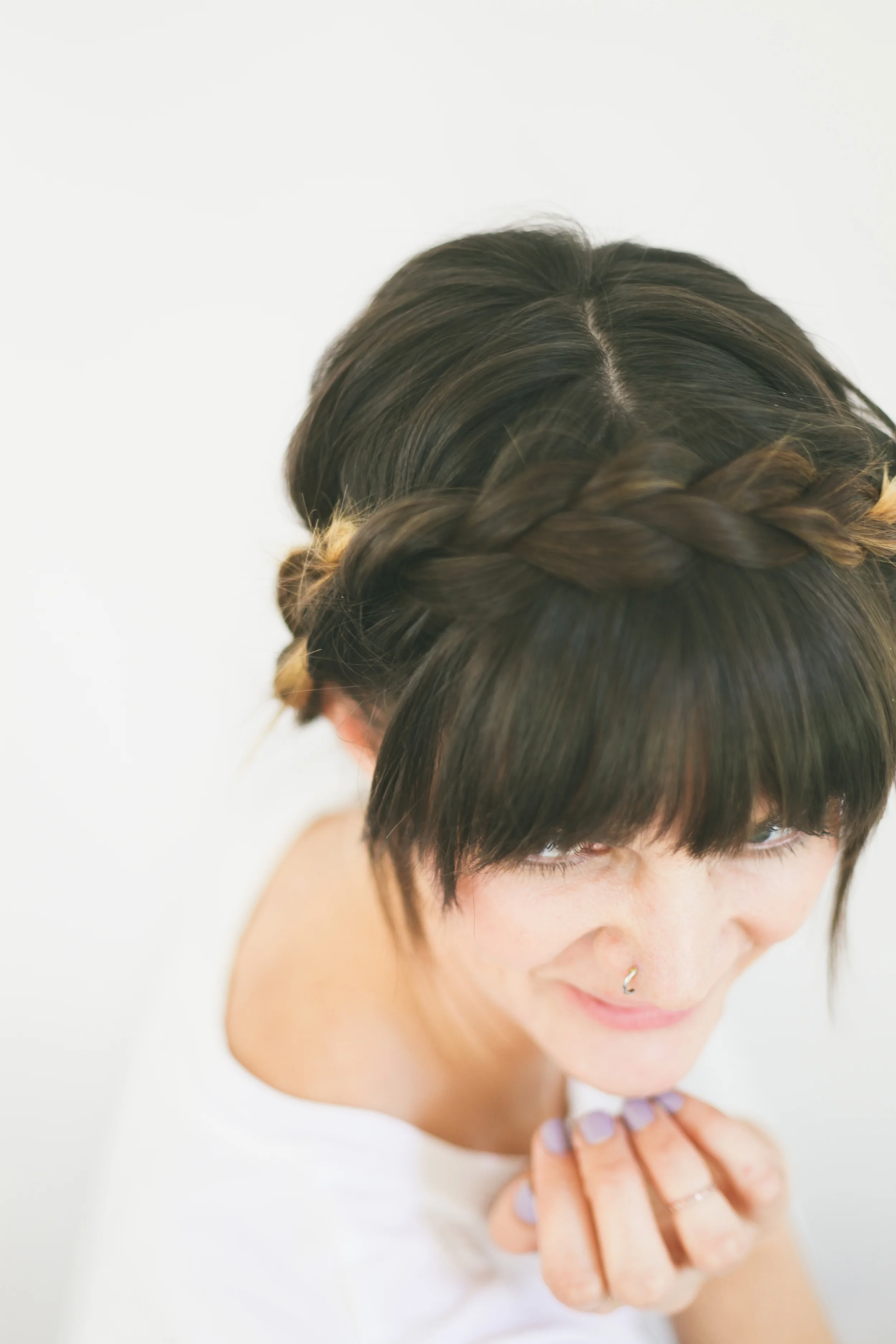 The Braided Crown is one of my favourite hairstyles! This tutorial makes it easy enough for anyone to do! I'm all about simple hairstyles that look like you put lots of effort in but are simple enough to throw together without too much fuss. 