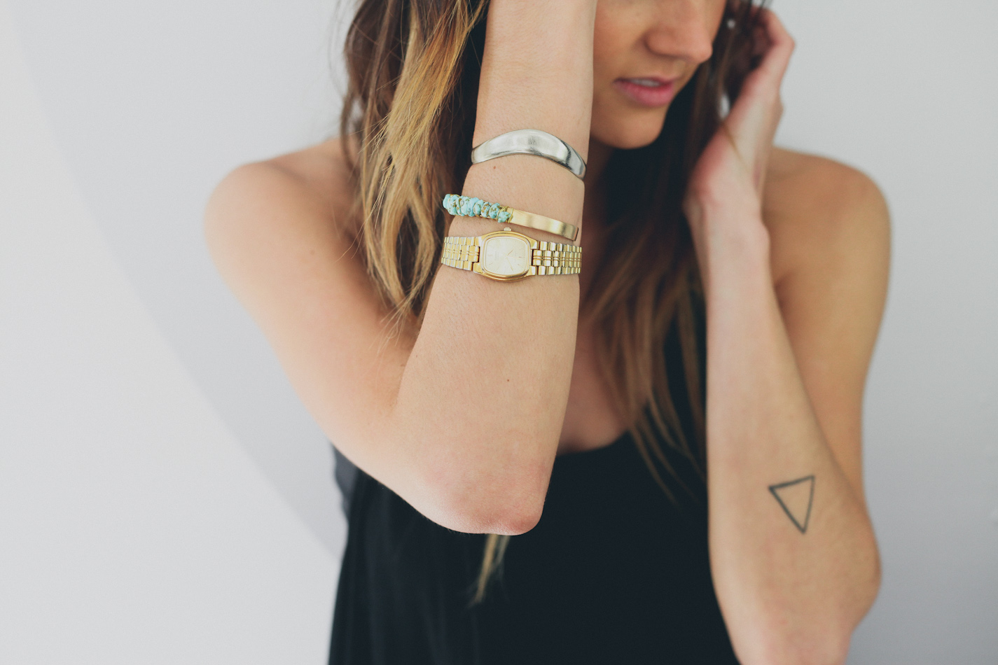Bethany's pick - Turqoise Brass Cuff Bracelet