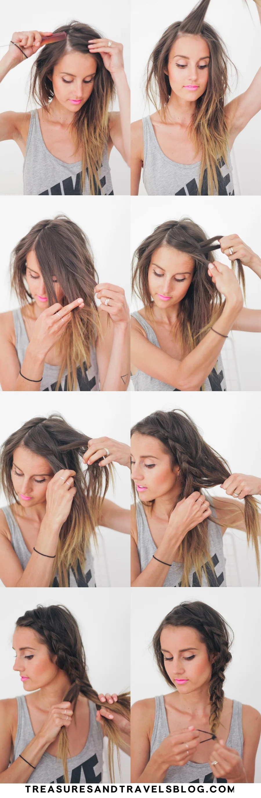 Hair Tutorial Thick Summer Braid Treasures Travels
