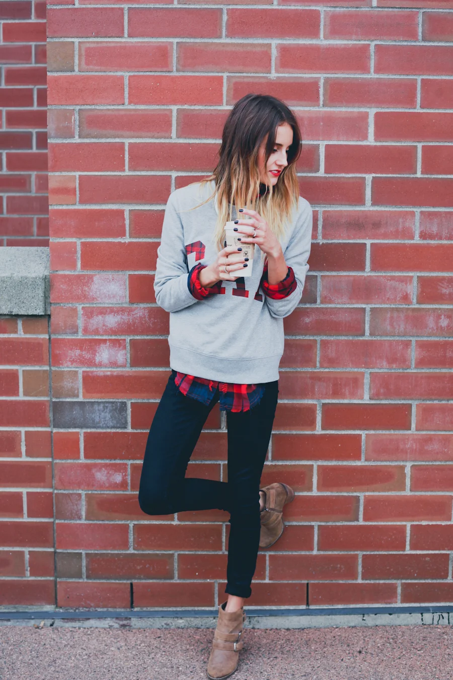 GAP Styld.by - Plaid-Grey Sweater-1.jpg