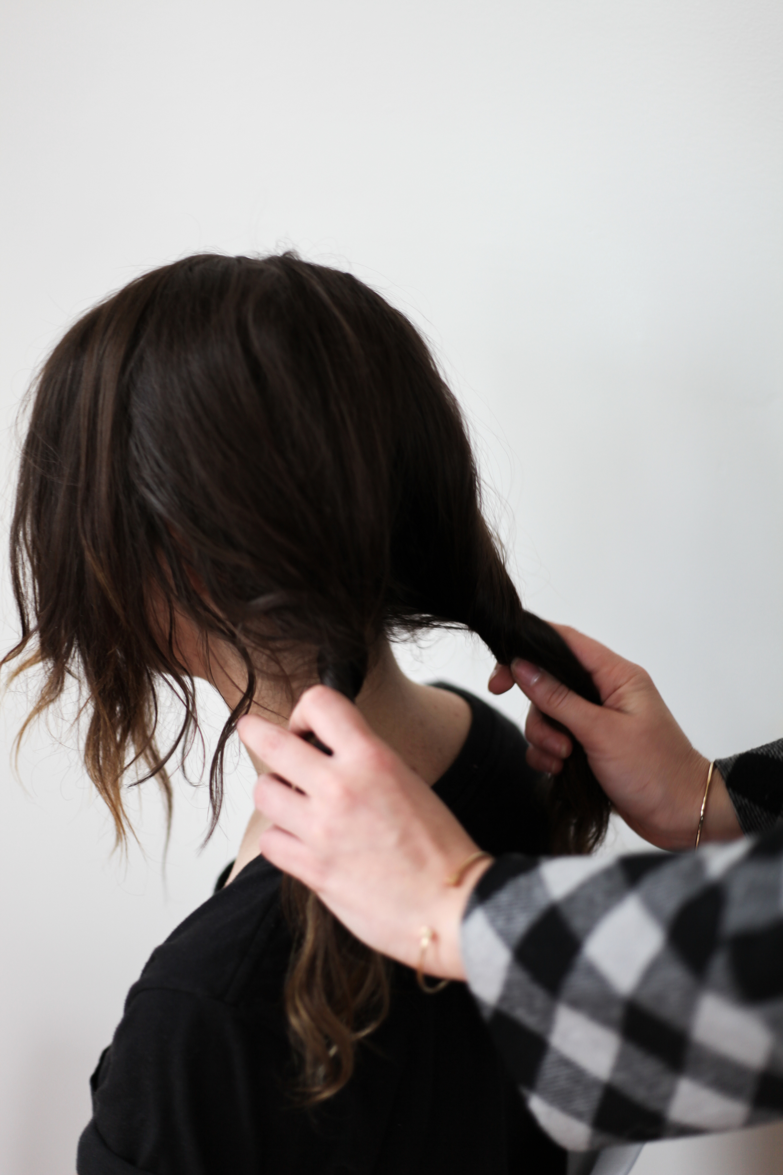 Low Bobby Pin Bun Hair Tutorial Treasures Travels