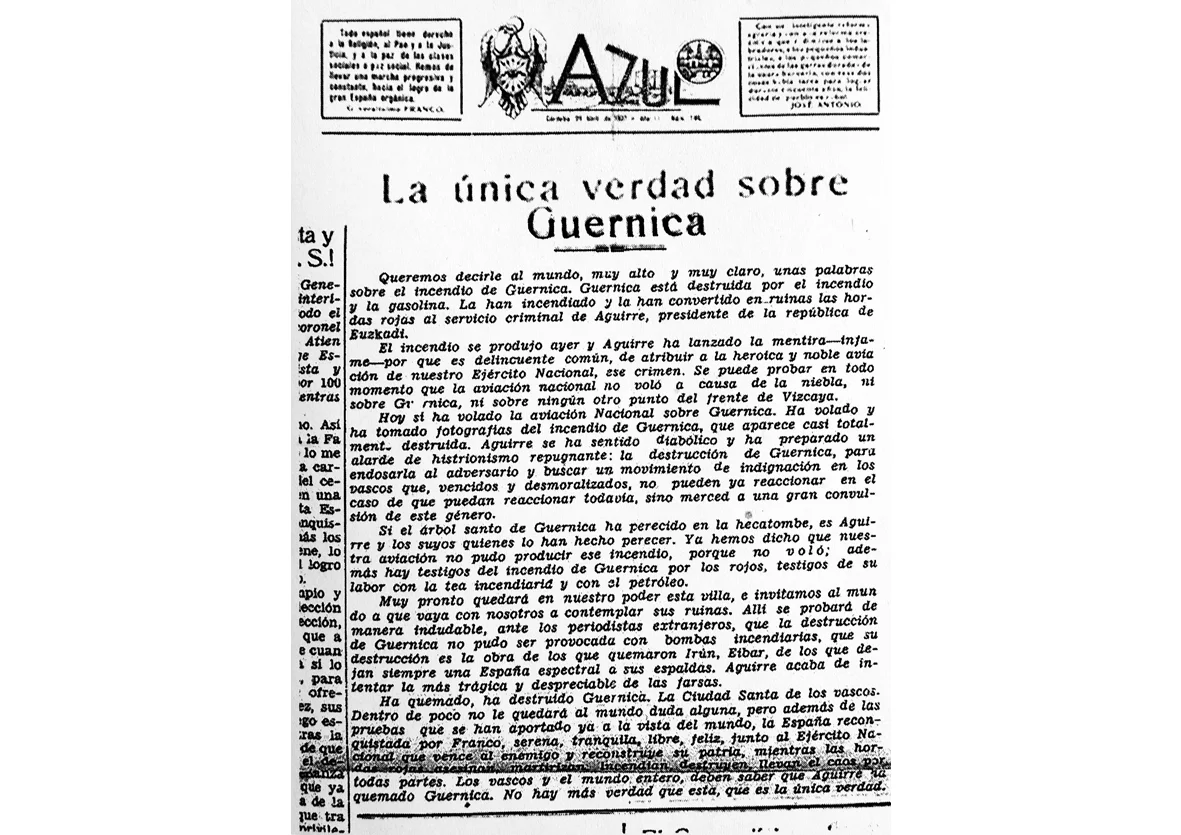 Flyer extract from The Azul newspaper. Print on newspaper with Minerva Adana Printer. Octavilla extraida del periodico Azul. Impresion sobre papel de periodico Imprenta Minerva Adana.