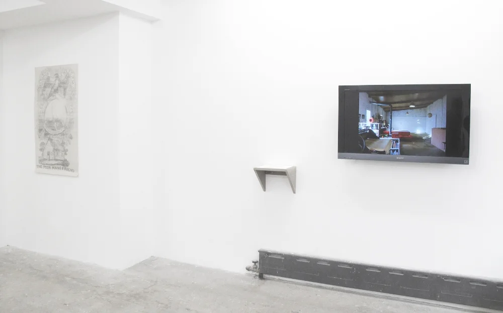 Installation image of Retry the life experiment in the communal, Cindy Rucker Gallery, New York. 2015.
