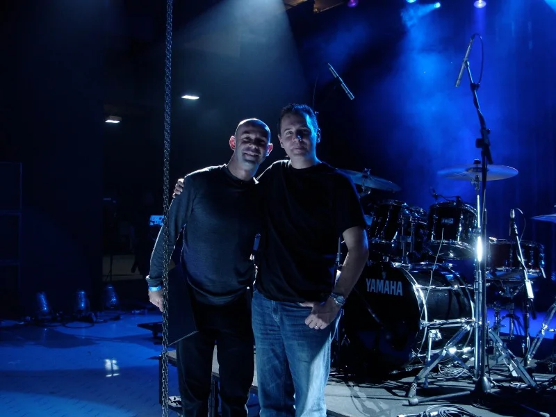 Spike & Mark Sinton take a breather
