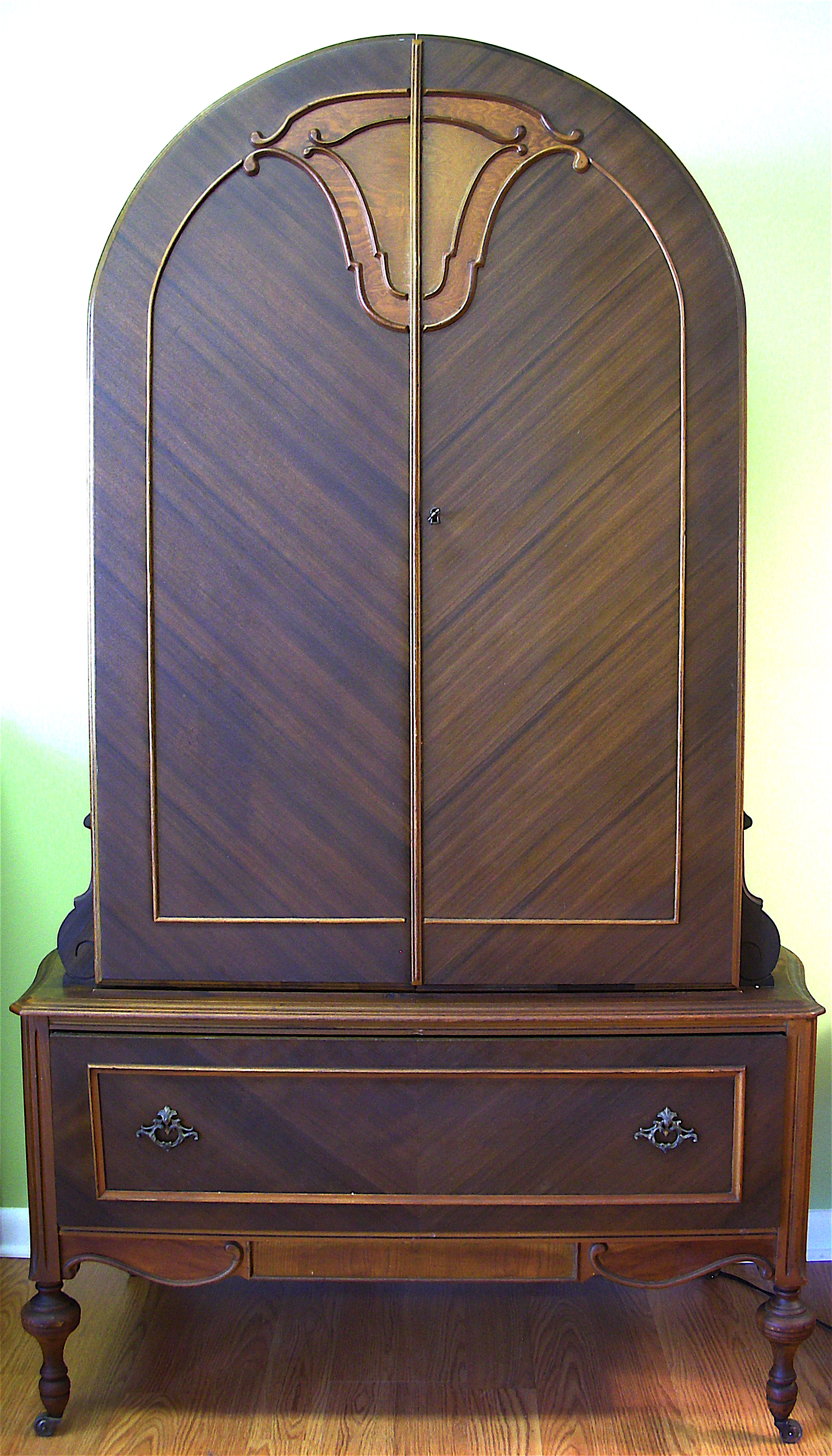 Deco Armoire with cedar drawer/chest (A) (SOLD)