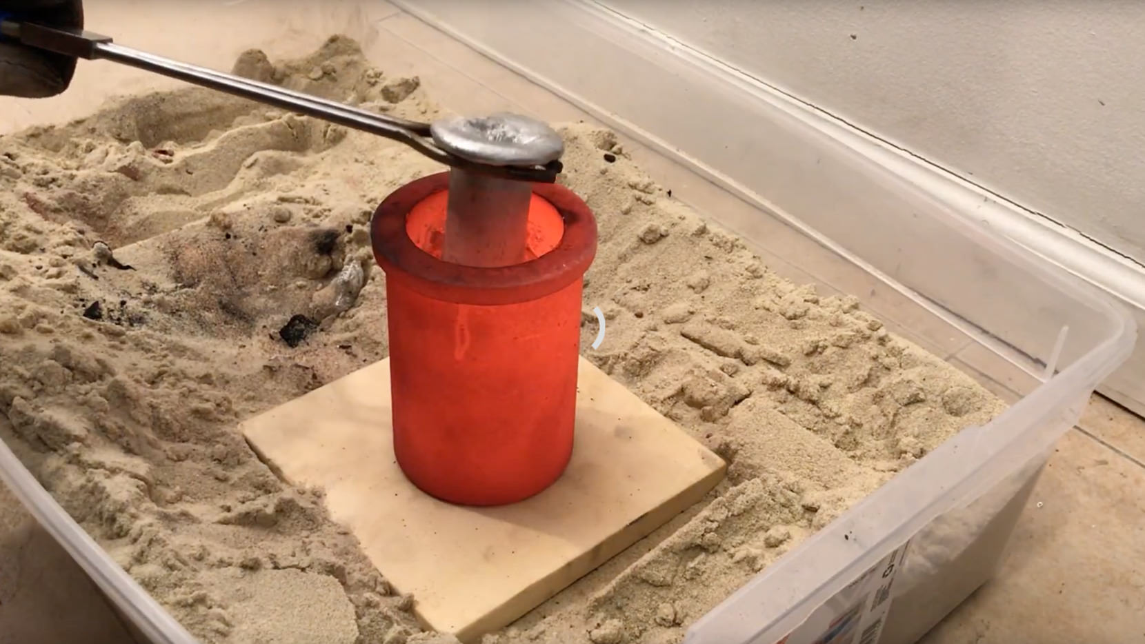 I use an electric kiln to meld down Scrap.